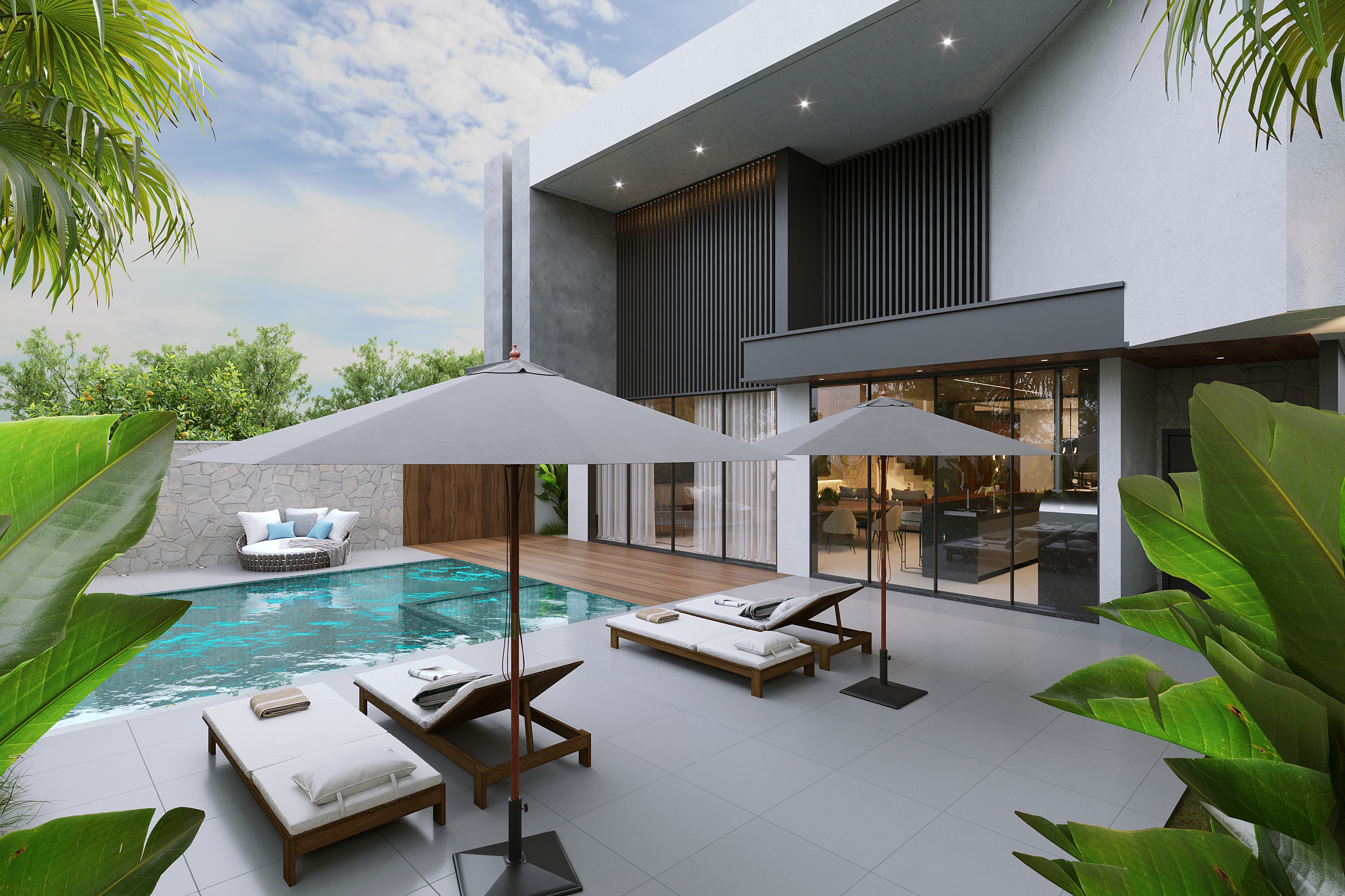 现代黑色房屋丨Of arquitetura-13