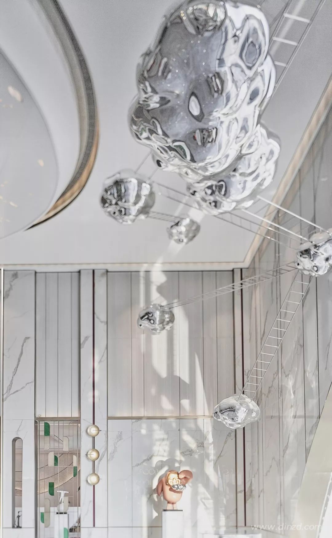 《云水谣》现代轻奢售楼处，融入自然元素，打造优雅空间-21