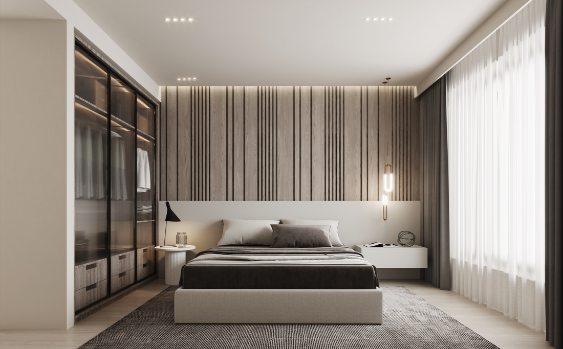 128 平米北欧风格设计-10