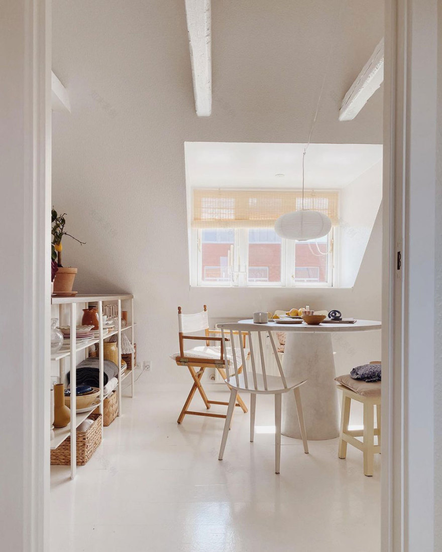 丹麦温馨舒适的顶层公寓设计-8