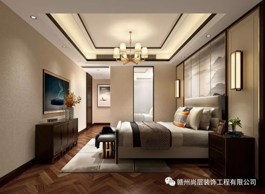 尚层设计——赣州嘉福•金融中心 183㎡大平层 | 简约新中式,修养身心-35