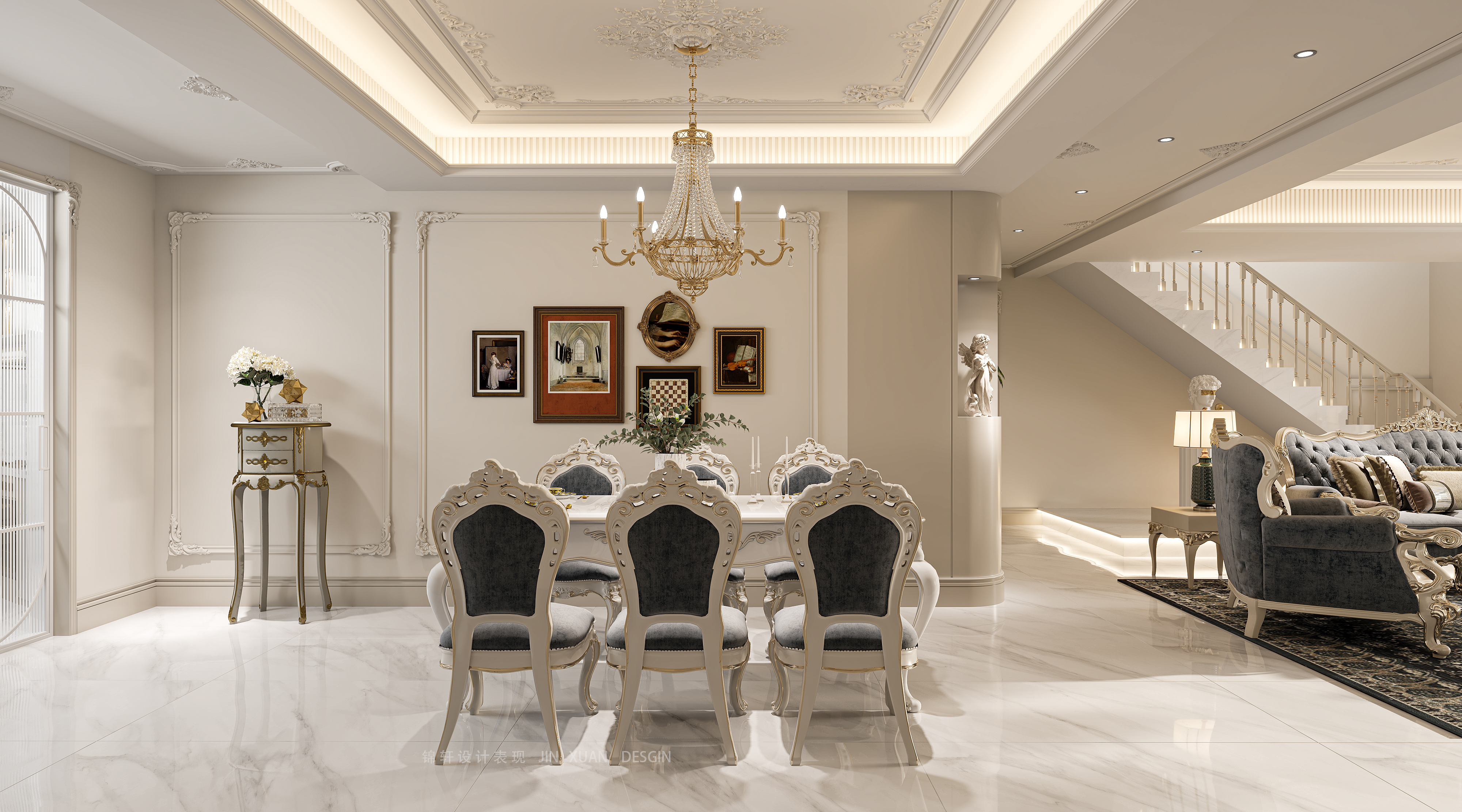 法式-效果图-合肥锦轩设计-2