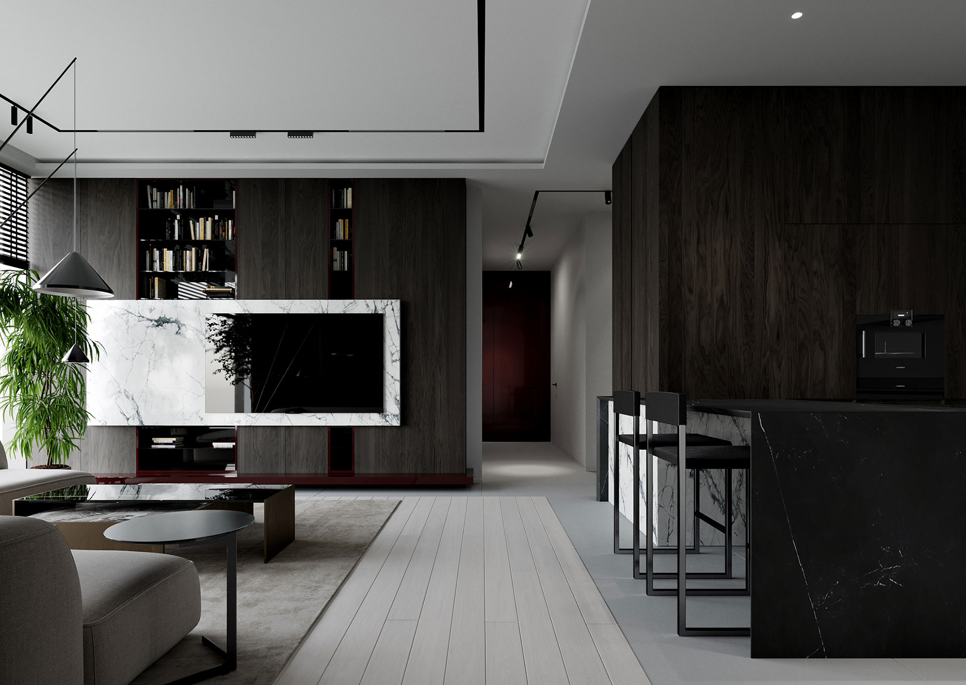 110平 现代简约 空间设计！-5