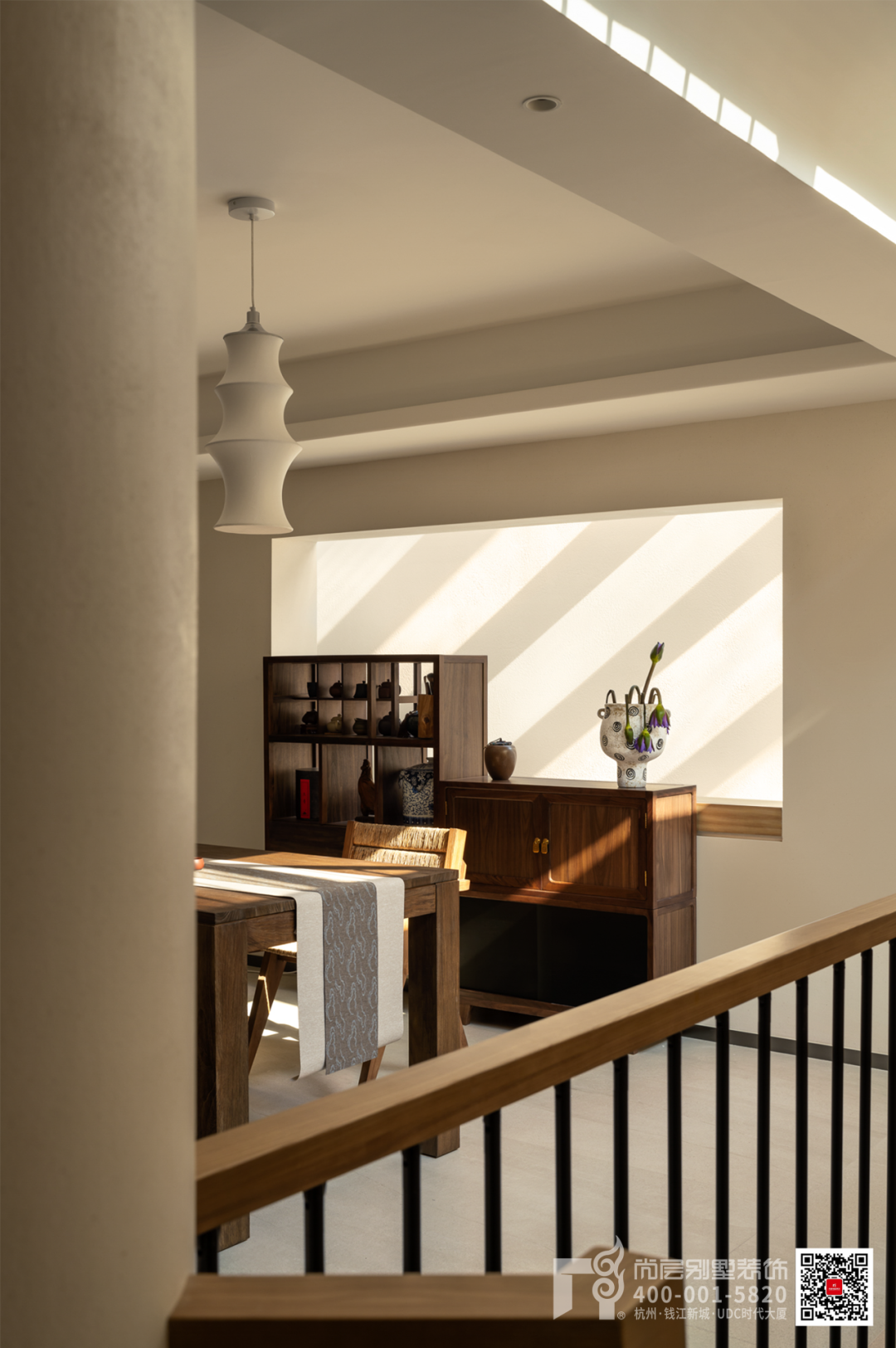 500㎡富春壹号院·木影流光·自然叙事的现代“剪影”别墅丨杭州尚层装饰-72