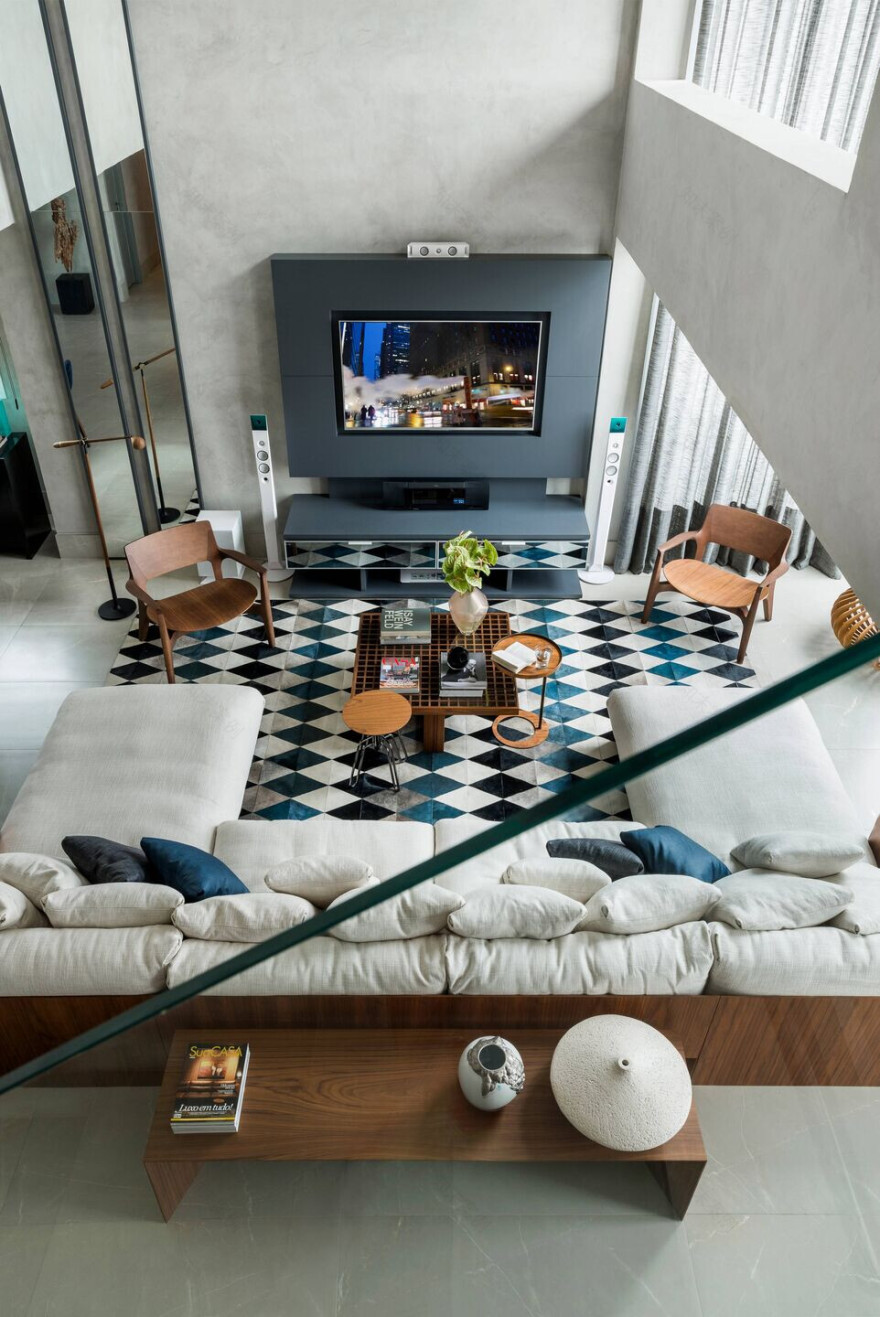 巴西双层公寓丨Schuchovski Arquitetura-14