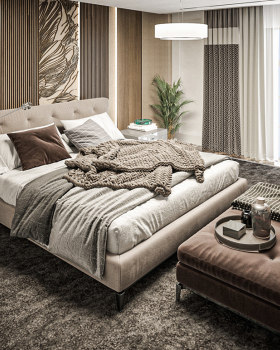 卧室室内设计丨GEORGE MAHROUS DESIGNS
