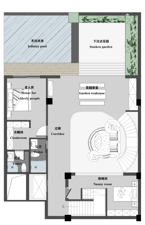 成都 600㎡别墅的个性改造之路丨中国成都丨肆陆空间美学-18