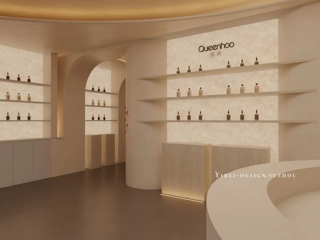 侘寂美学重塑美肤体验丨商业空间设计丨YIBEI DESIGN SUZHOU-2