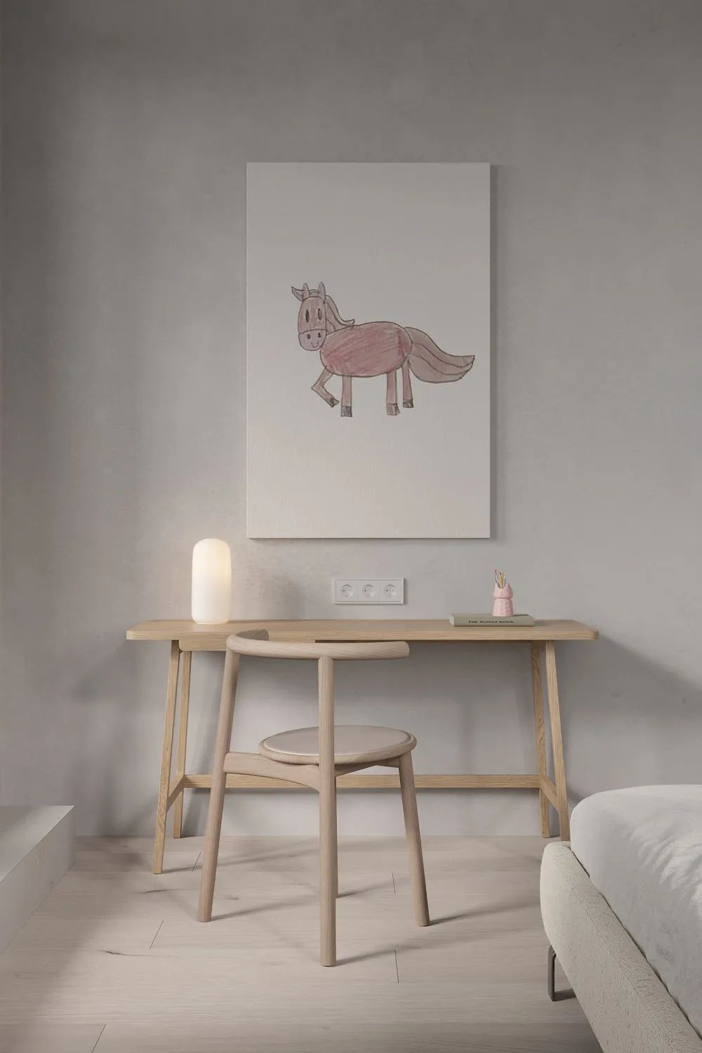 盐系简约,静美!灰白木色打造宁静家居空间丨星艺装饰广州总部-88