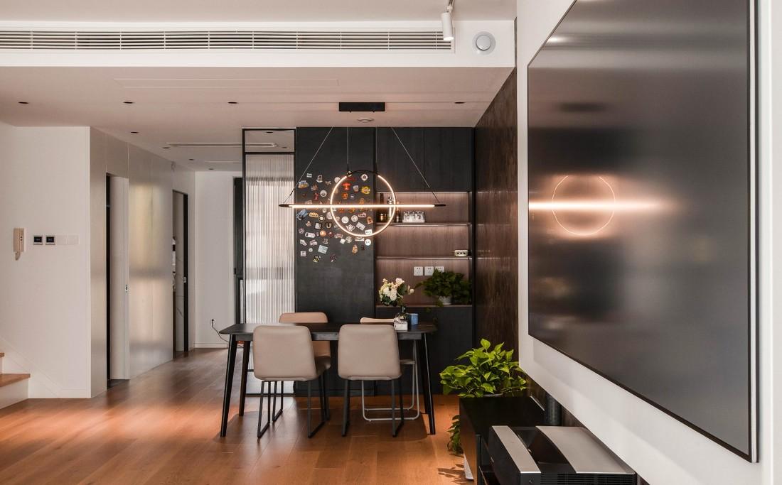 北京 230㎡现代简约别墅,灵动空间与生活温柔相拥-9