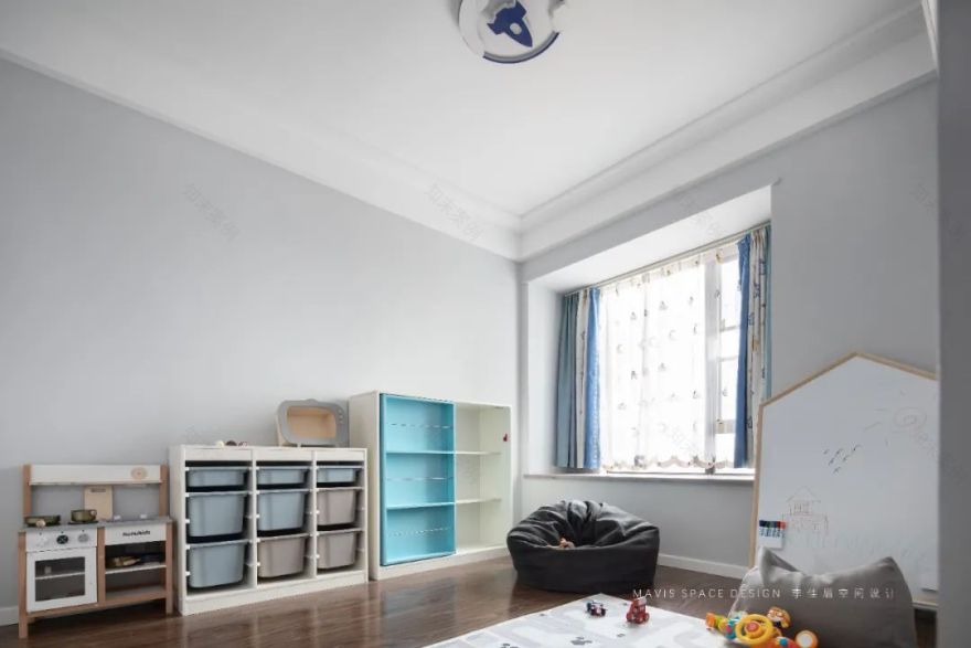 李佳眉设计 | 精装房大改造,黑白灰的简约空间-119