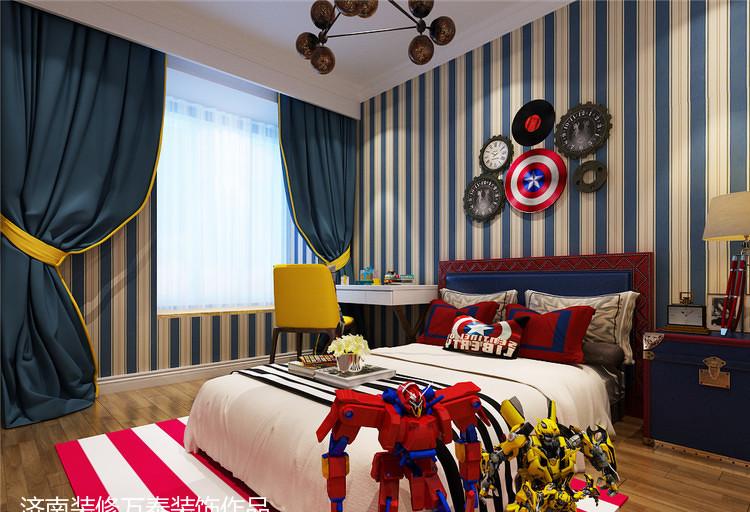 济南华润紫云府 165 平简欧风装修设计-18