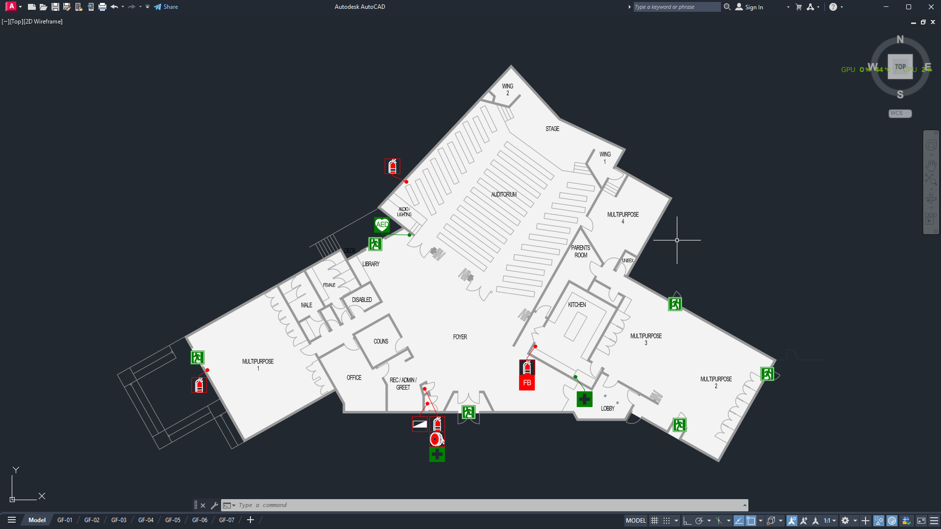 疏散图绘制项目-8