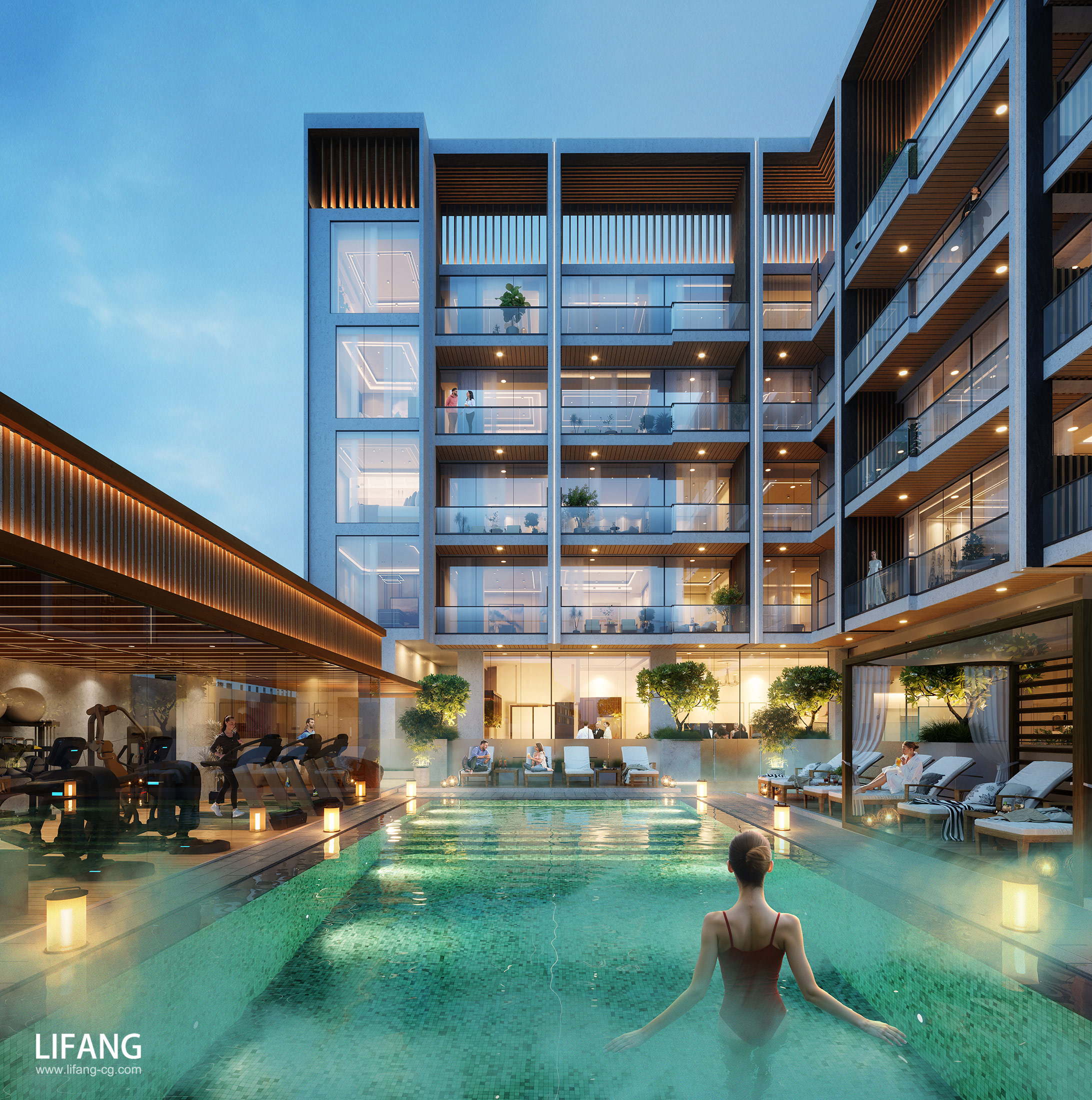 Lifang 3D酒店,hospitality渲染项目丨Lifang vision-7