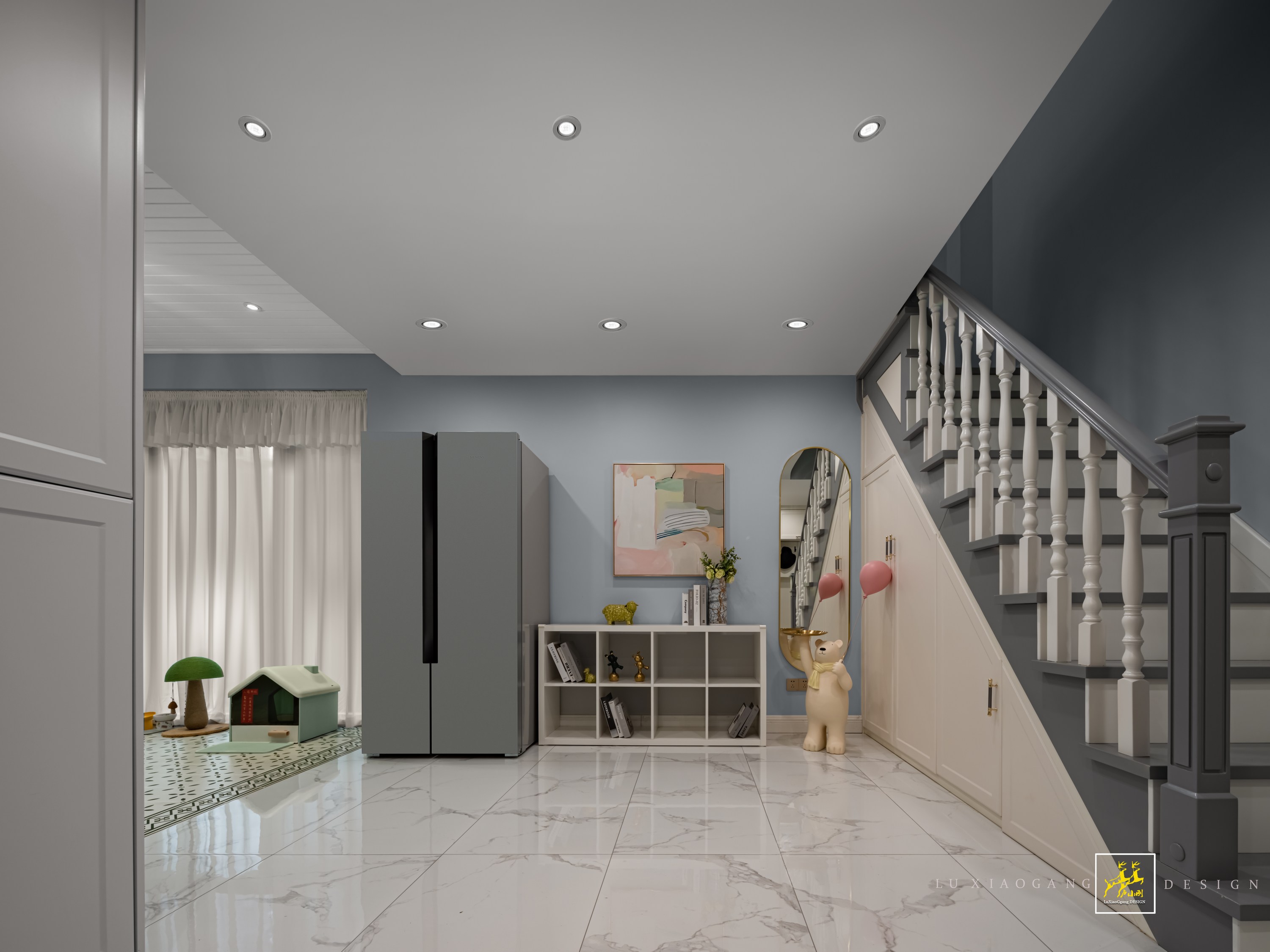 现代美式风格住宅设计丨中国成都丨卢小刚装饰设计有限公司-20