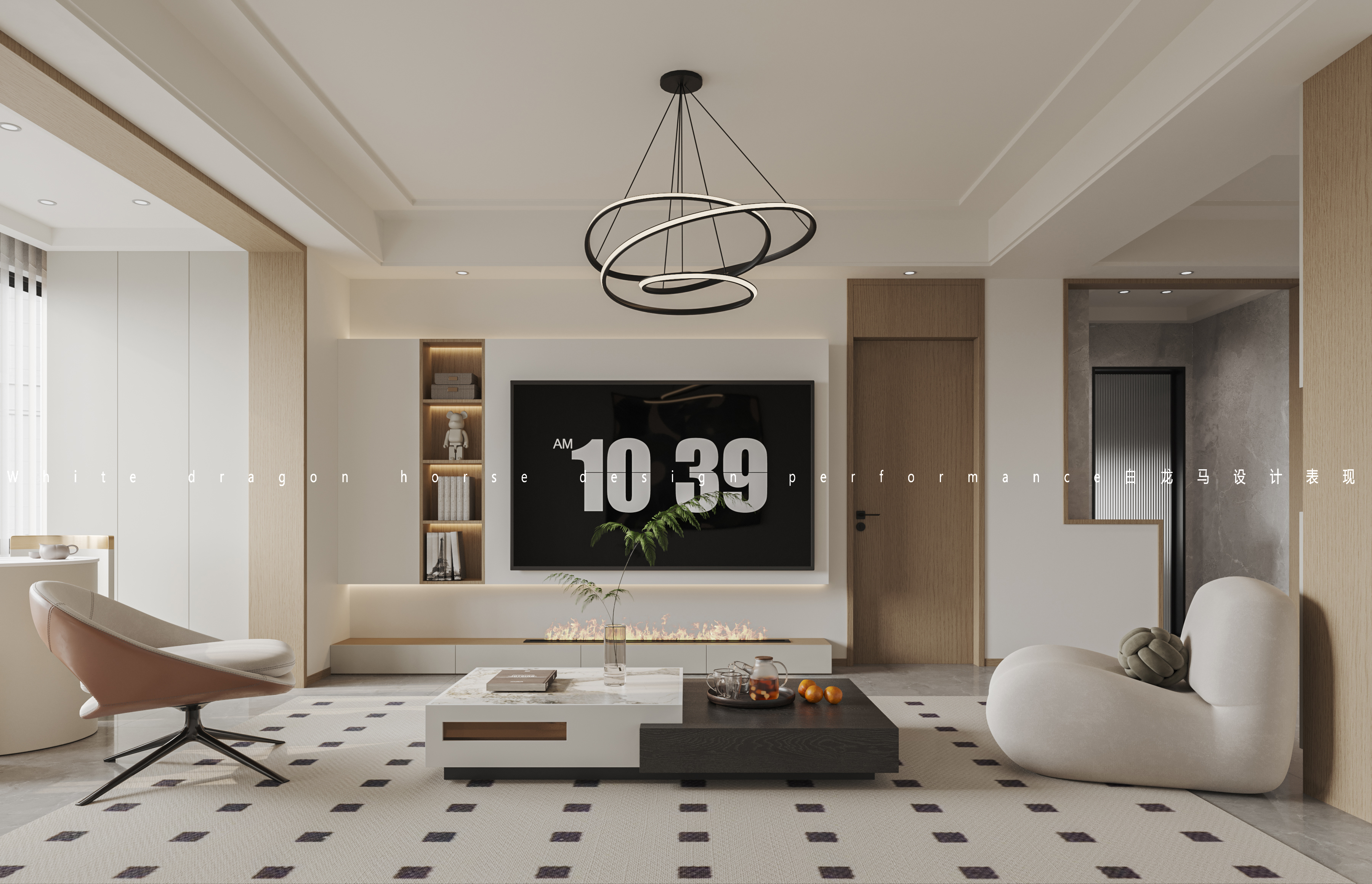 现代简约 客餐厅 卧室-0