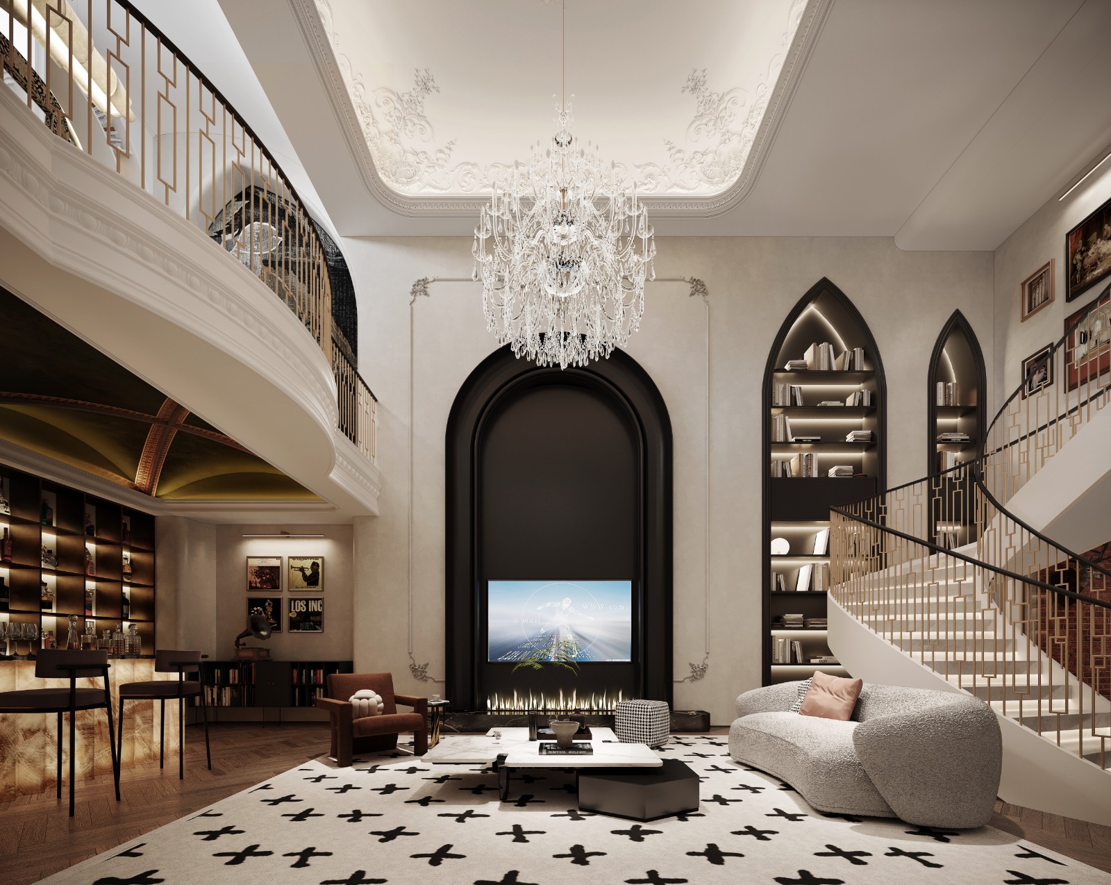 680 平别墅设计丨为而设计-3