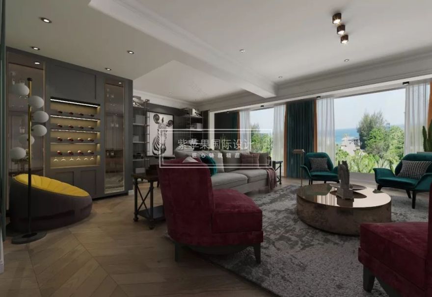 金科江湖海 134㎡简美风,复古又时尚的戏剧演绎-30