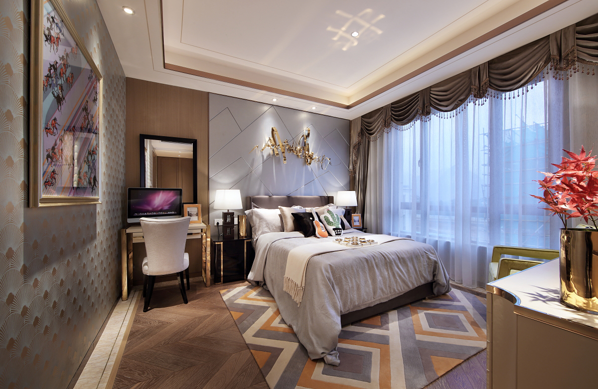 君临天下豪宅：轻奢风吹拂下的别墅设计  辛视设计-31