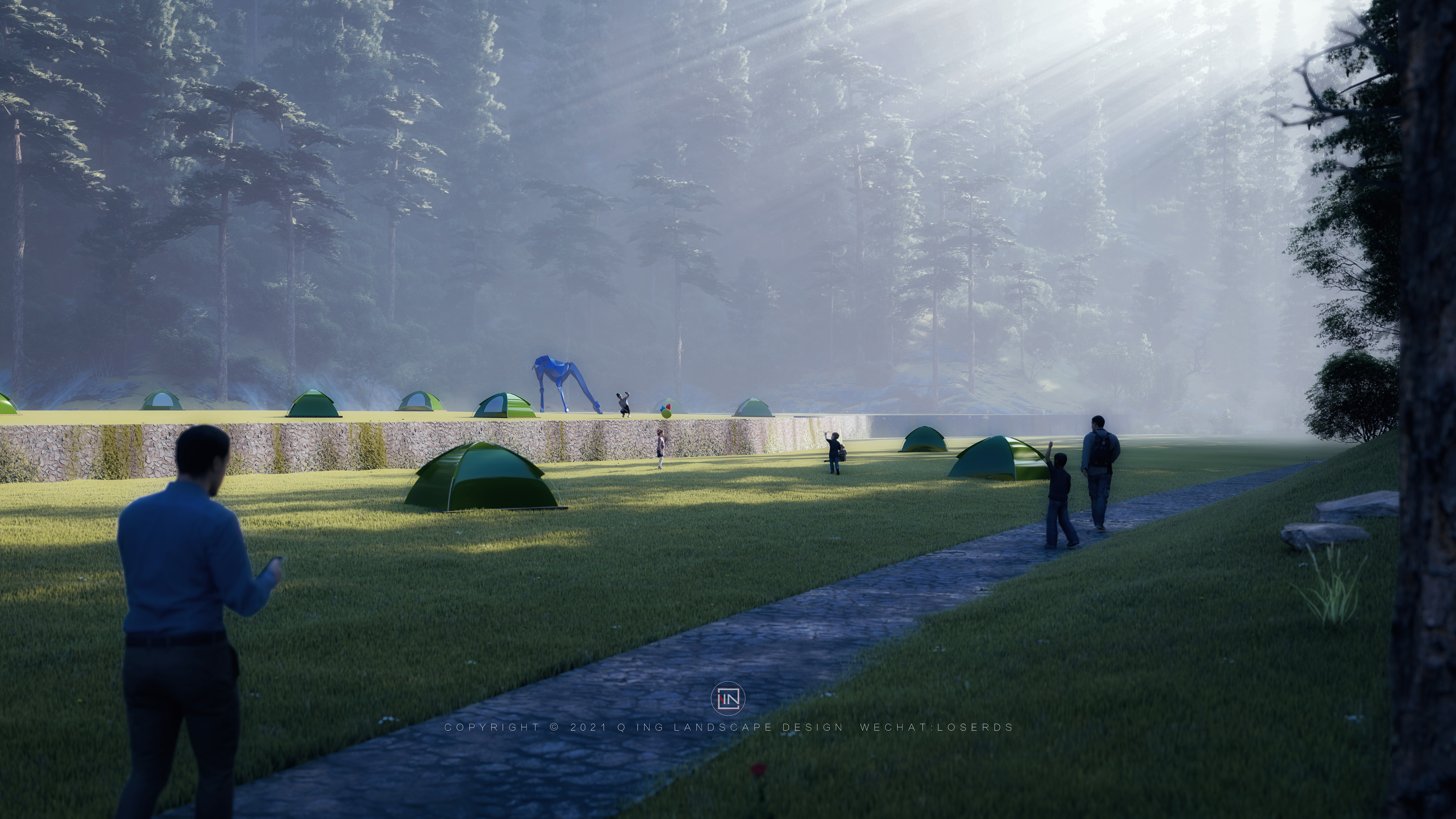 HEALING FOREST · LUMION 动画探索之作-5