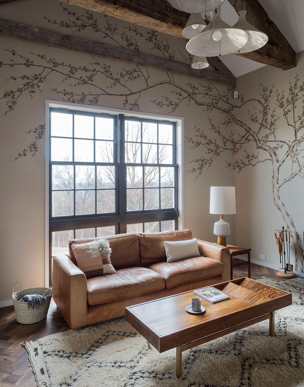 纽约附近英式乡村风格的复古农场住宅设计-21