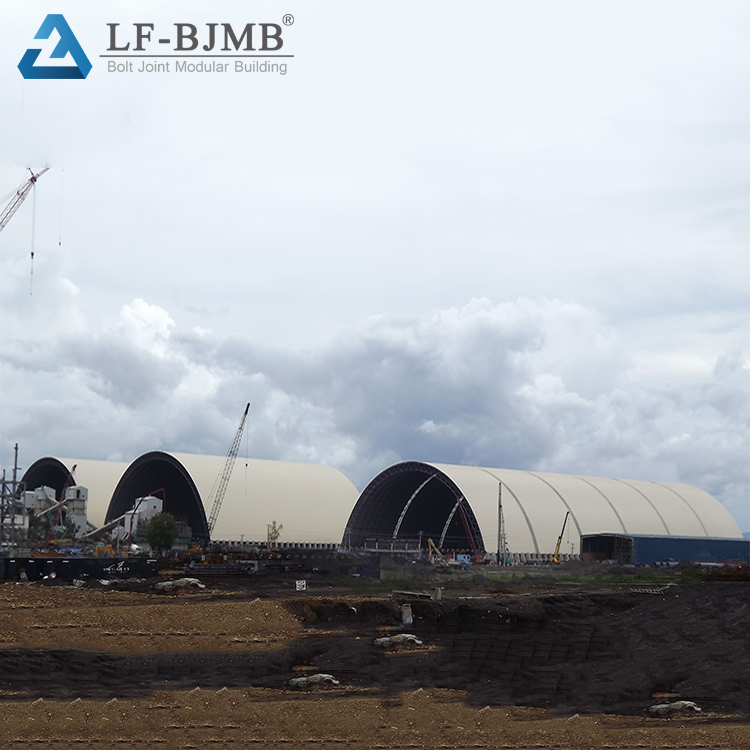 菲律宾卡拉卡空间框架电厂煤棚丨徐州 LF 工程建设有限公司-14