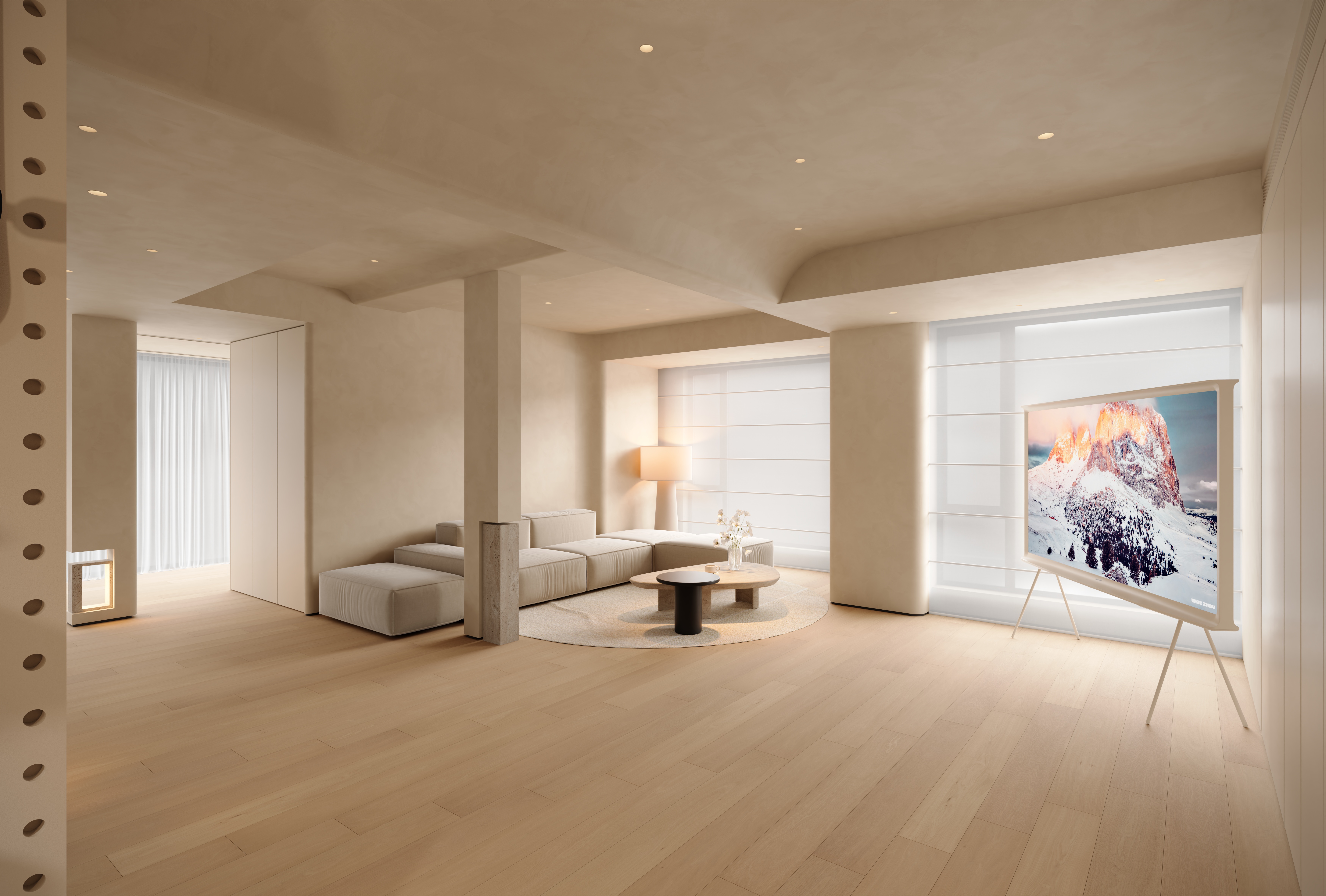 现代 奶油大平层-15