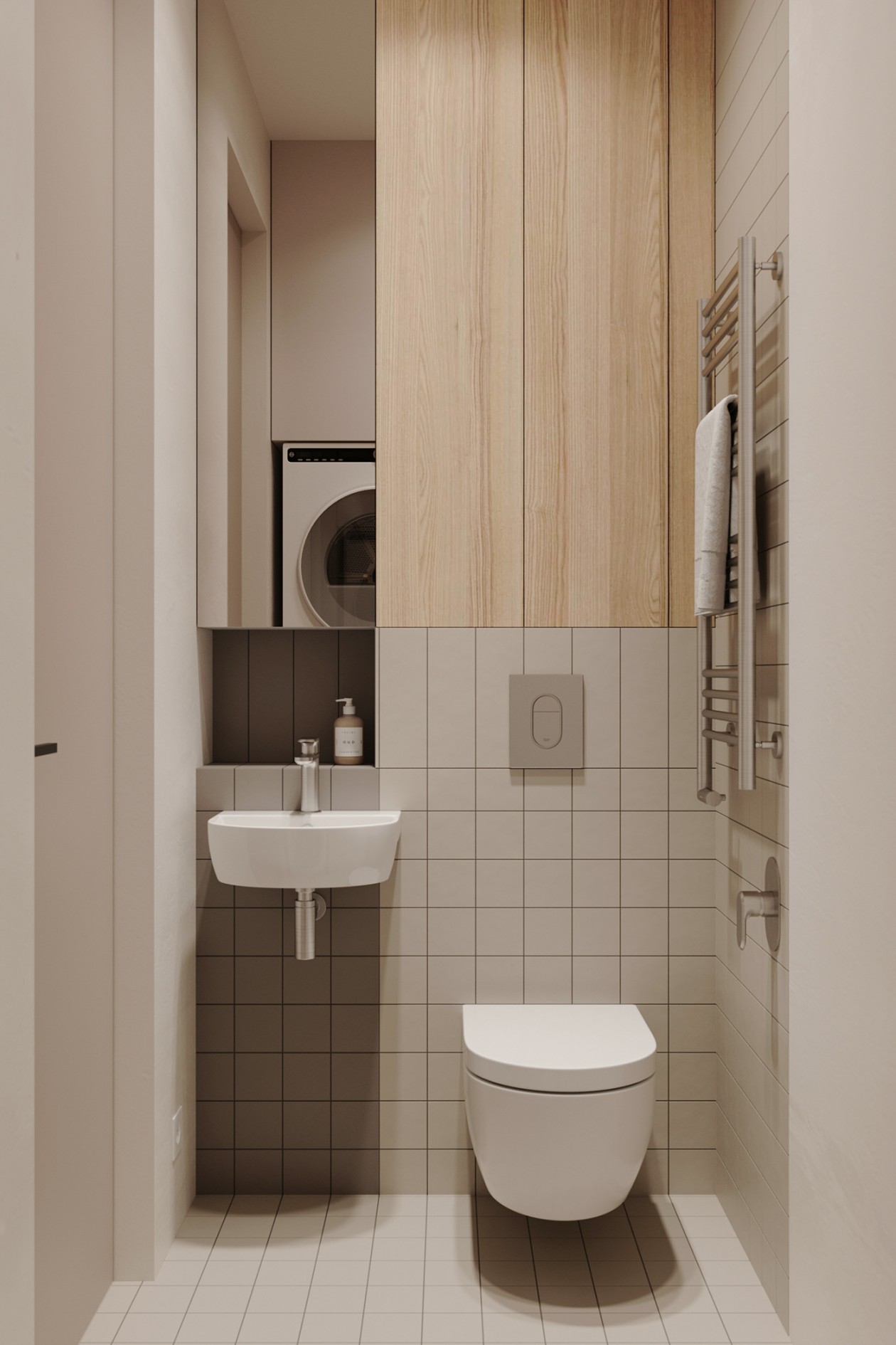 现代原木风平层设计-29