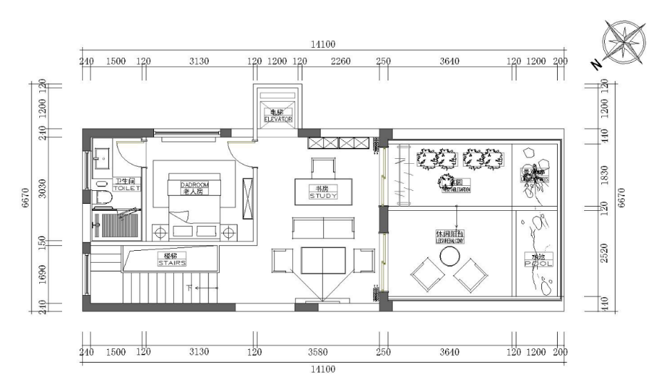 青城小院，与山共长云-33