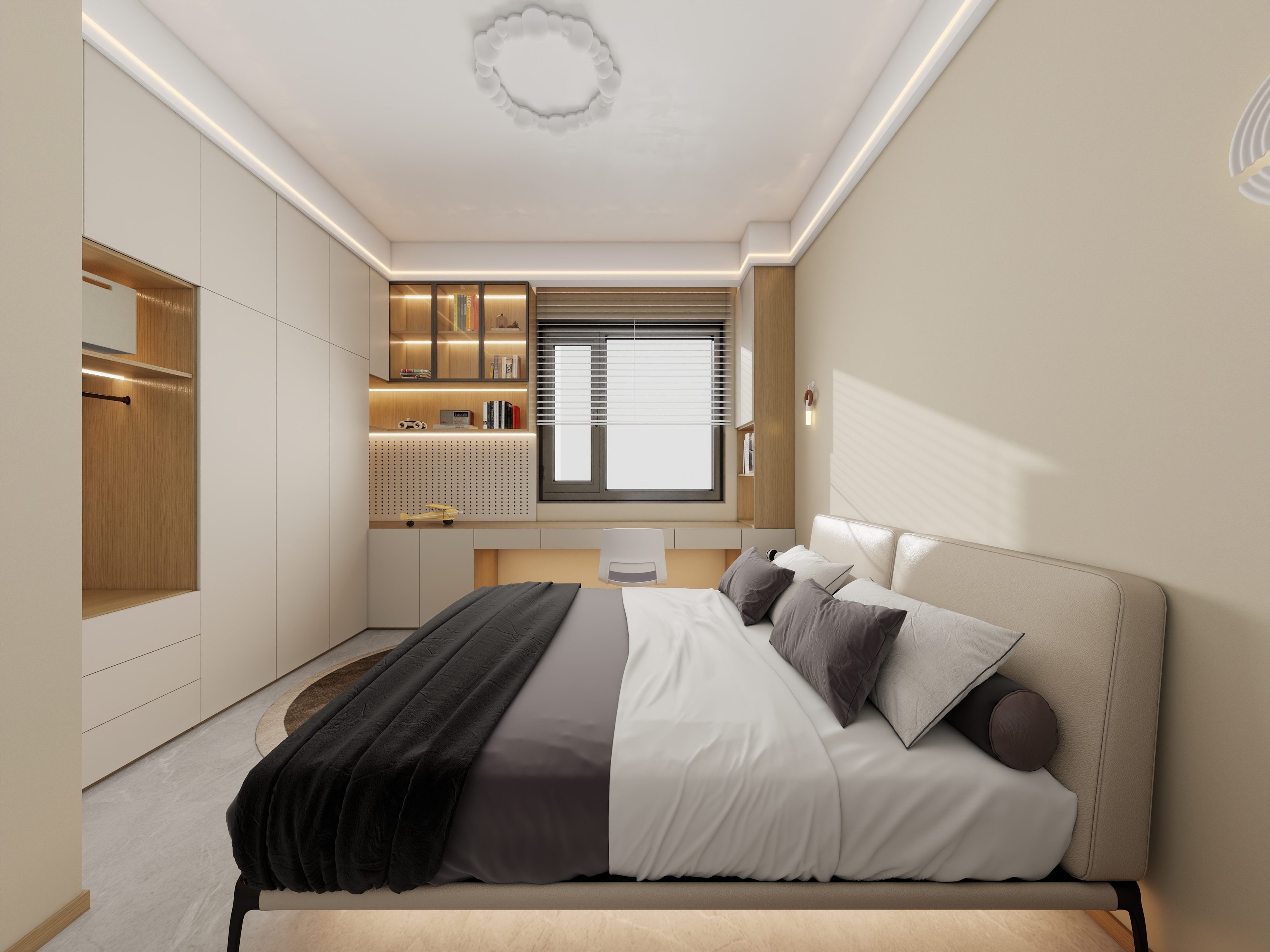 四川岳池御龙湾（214平方意式极简六居室）-59