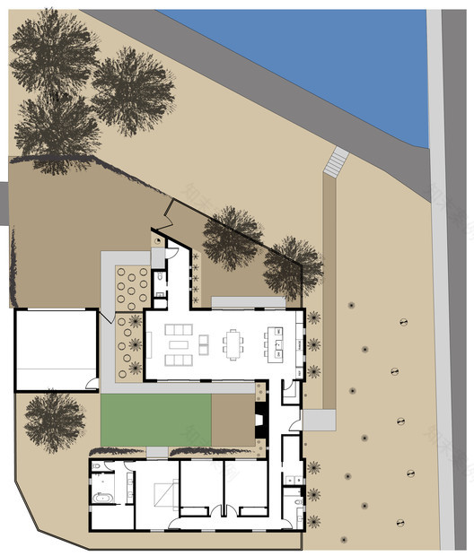 锈色波纹的运河屋-10