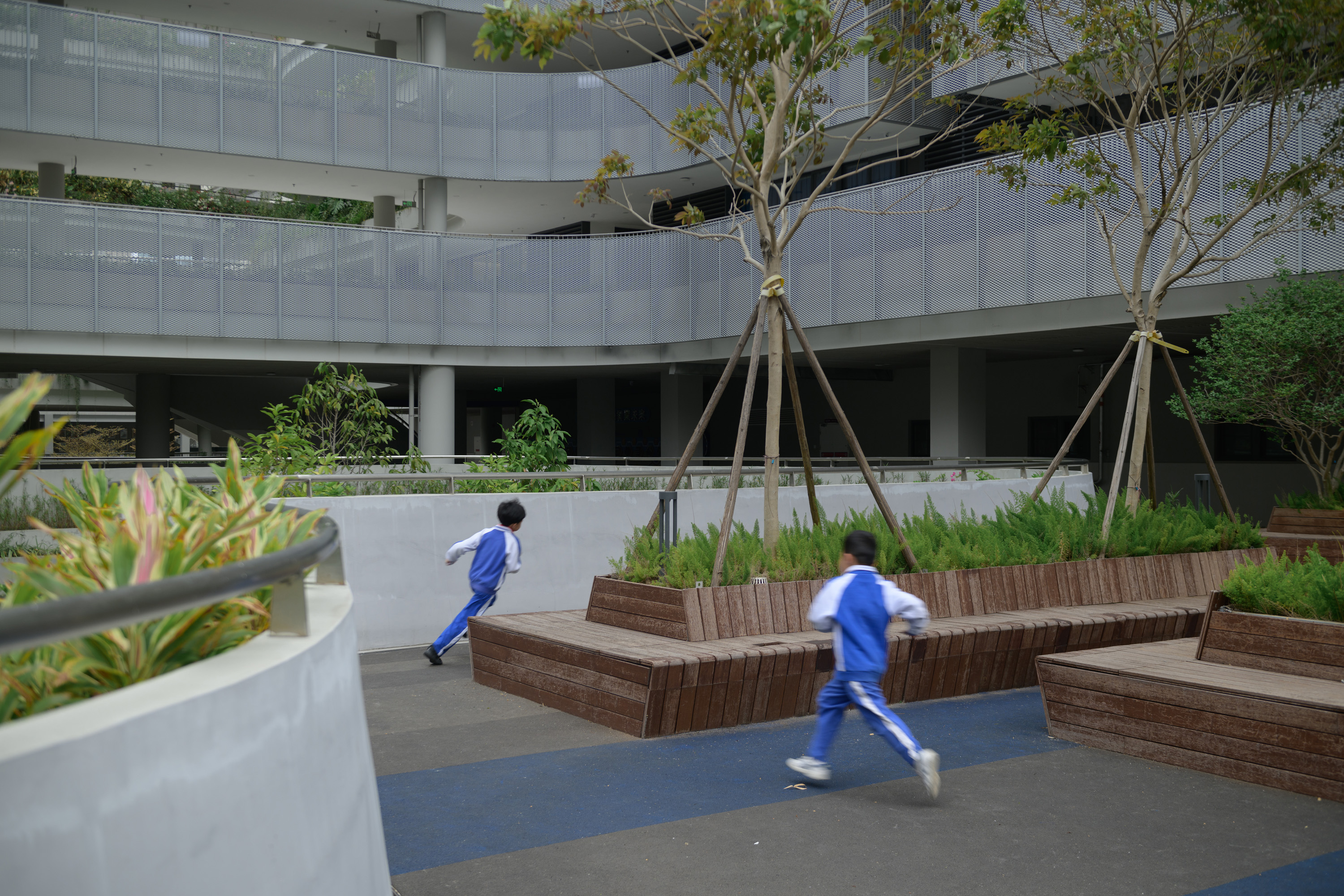 红岭教育集团 华富实验学校丨中国深圳丨大小景观,深圳市建筑设计研究总院有限公司,广州天泓-137