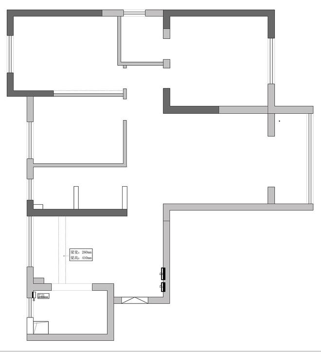 三居100平米装修案例-15