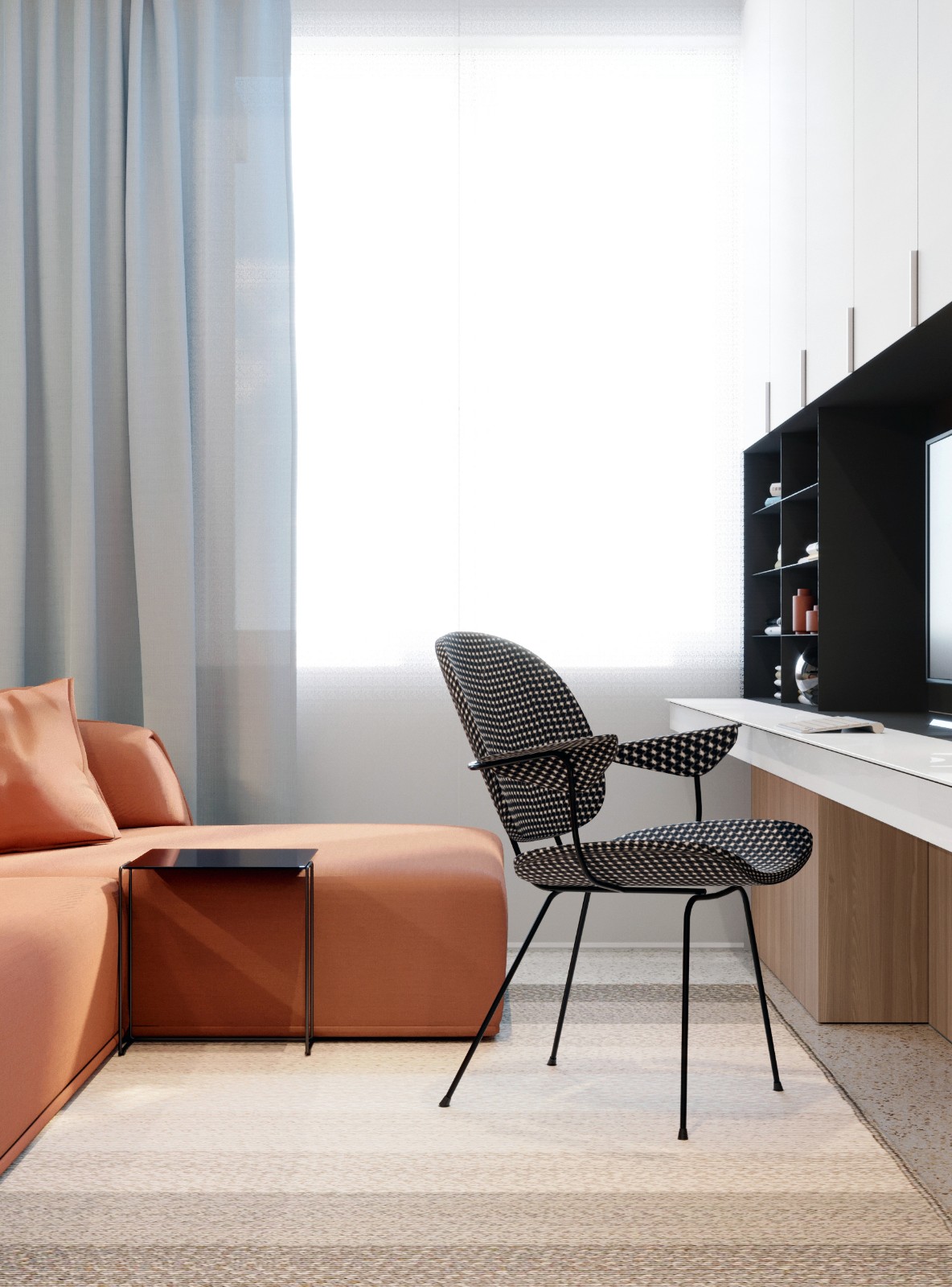 60㎡时尚现代小户型设计  sivak+partners-3