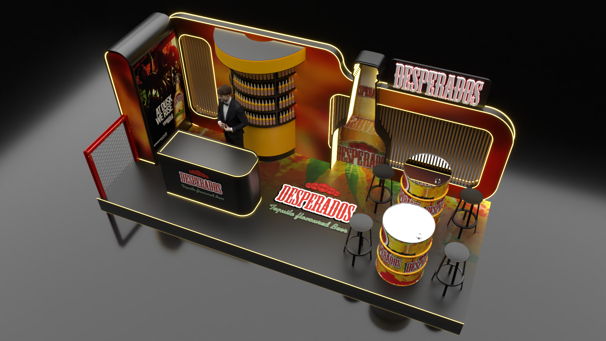 DESPERADOS Pop-Up Experience Booth-9