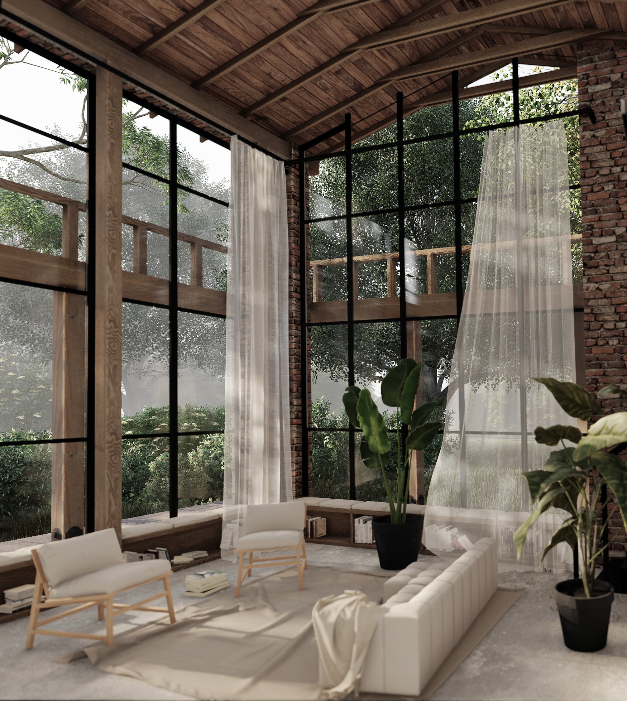 Kula  Młyn村磨坊改造为收养家庭住宅丨格但斯克美术学院室内建筑系Weronika Kuźma-41