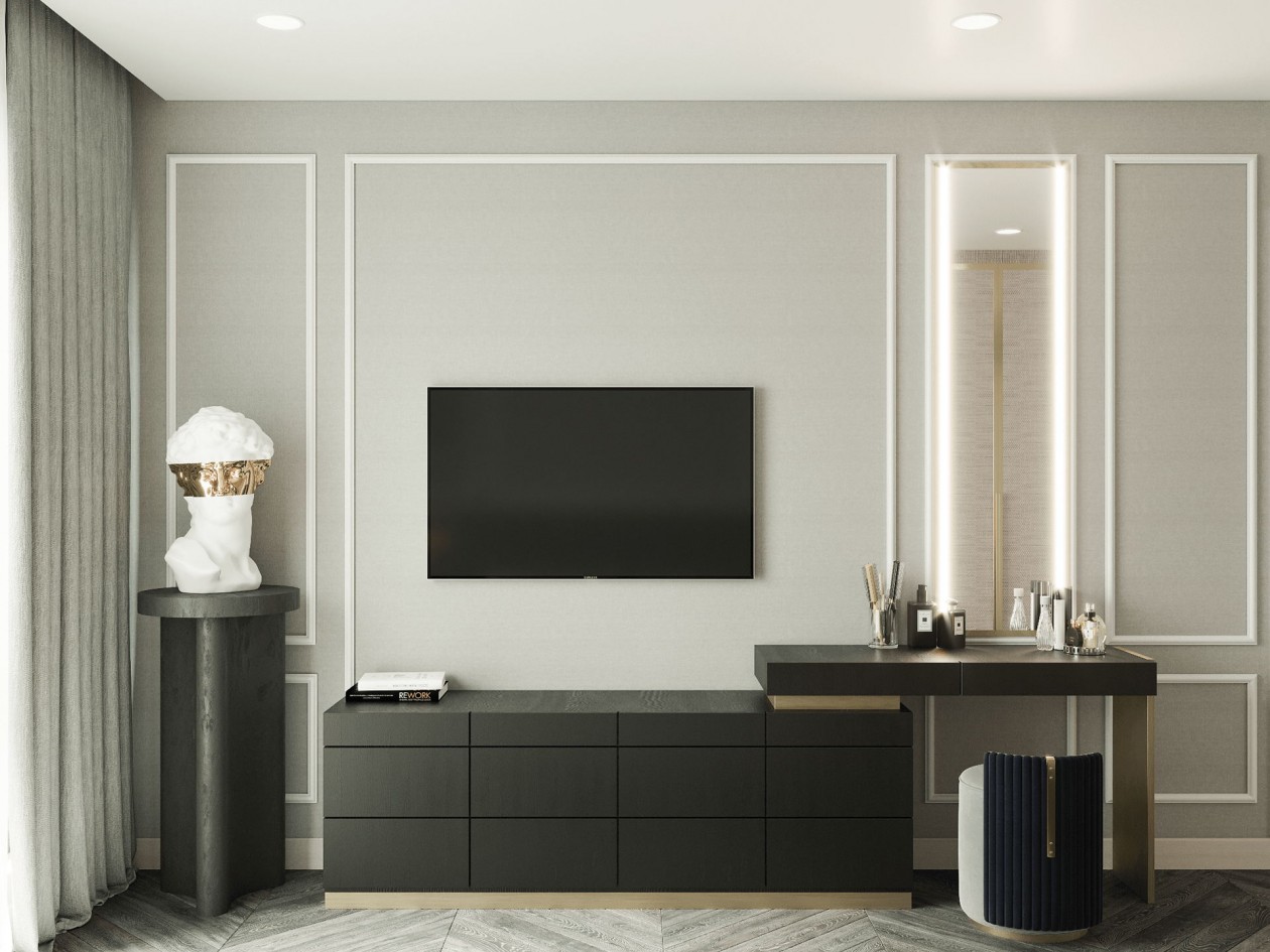 蓝色+白色 构造凉爽舒适的住宅空间-3