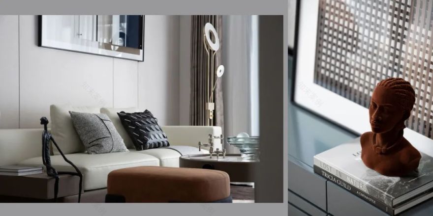 简约灰色调,打造生活艺术空间-12