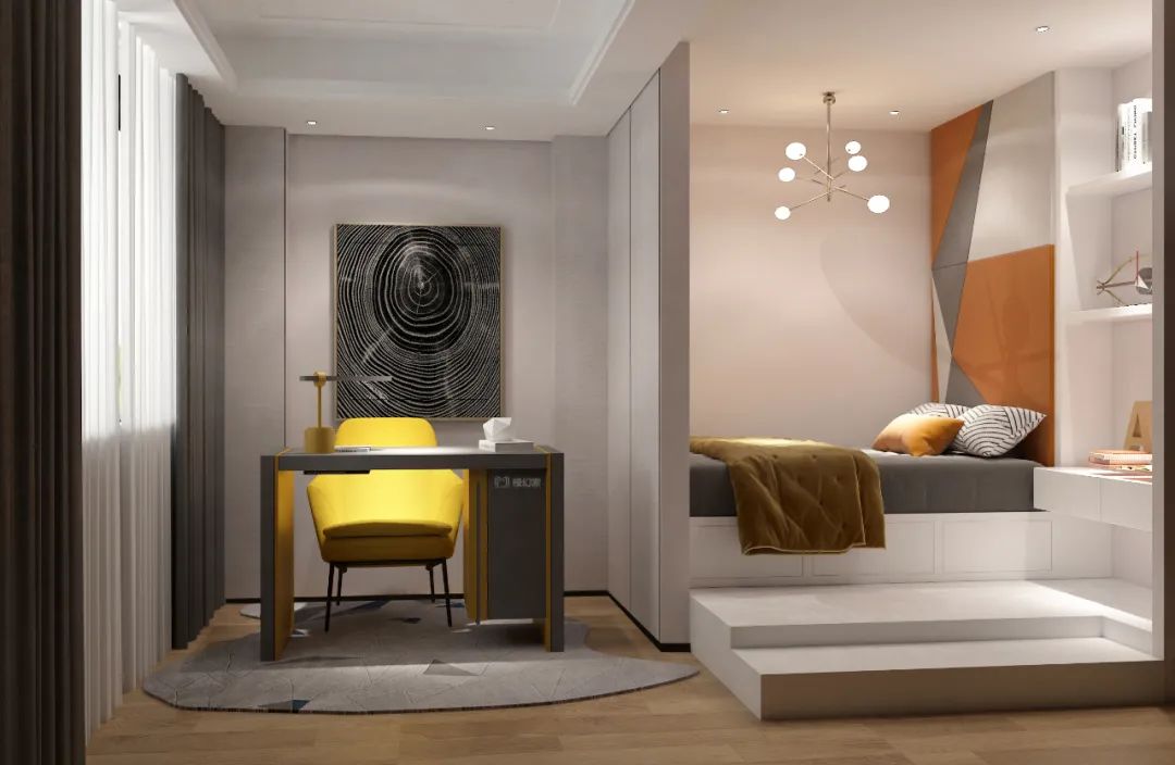 《私享家》 | 简约流畅,色彩鲜明的商业空间设计-19