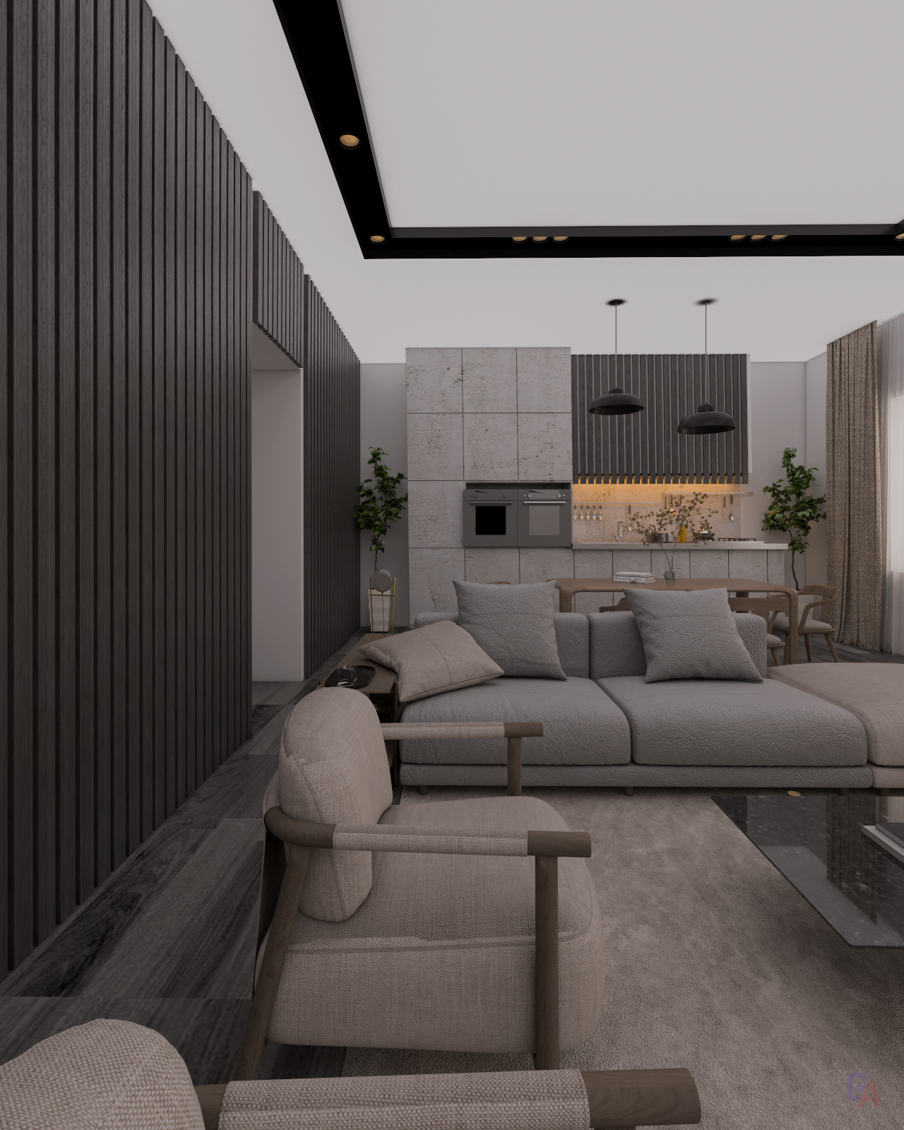 Living and Dinning ROOM (INTERIOR WORKSHOP)-5