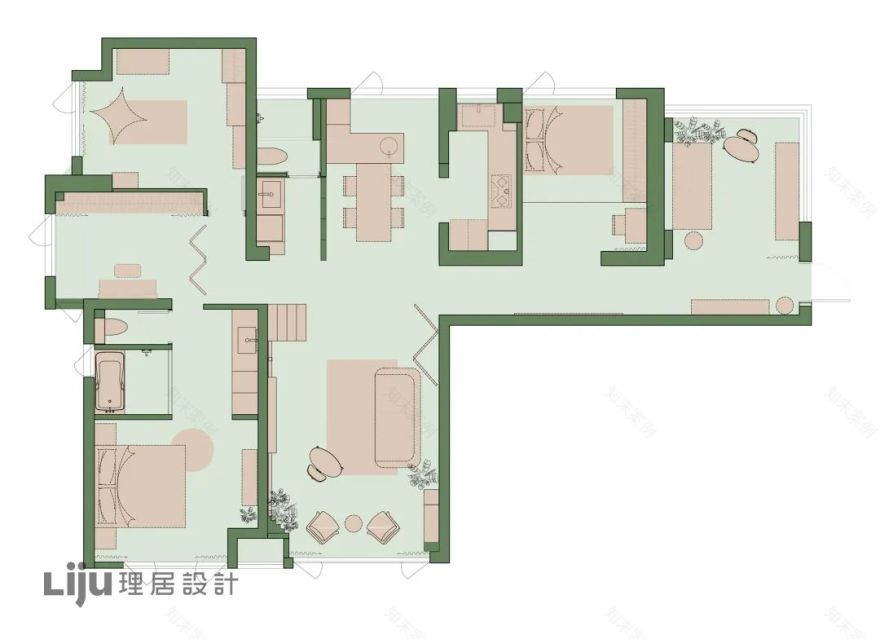 热情南美度假风,138㎡家的逆天改造丨中国厦门-5