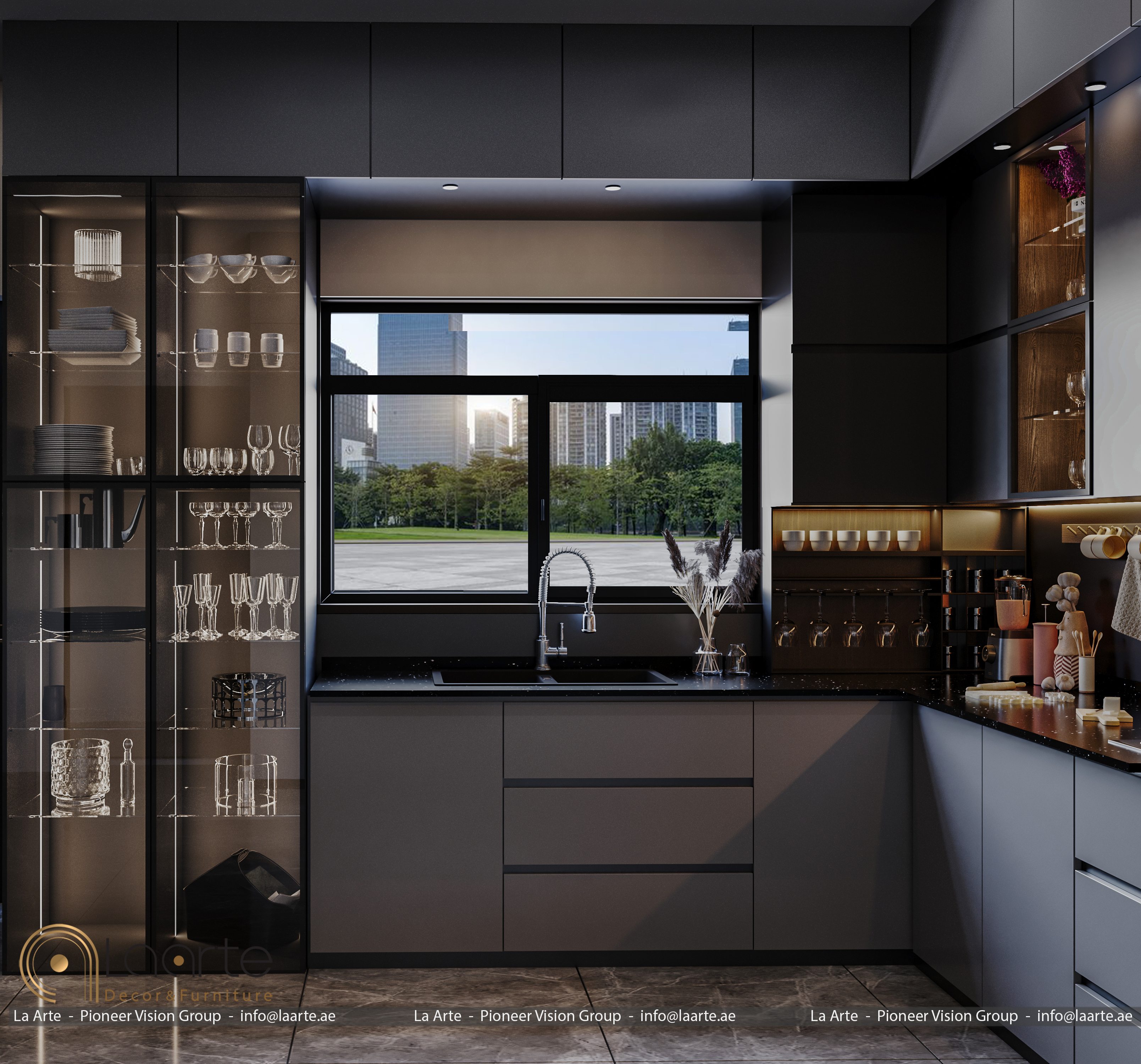 阿联酋的现代厨房丨阿联酋丨laarte.ae-13