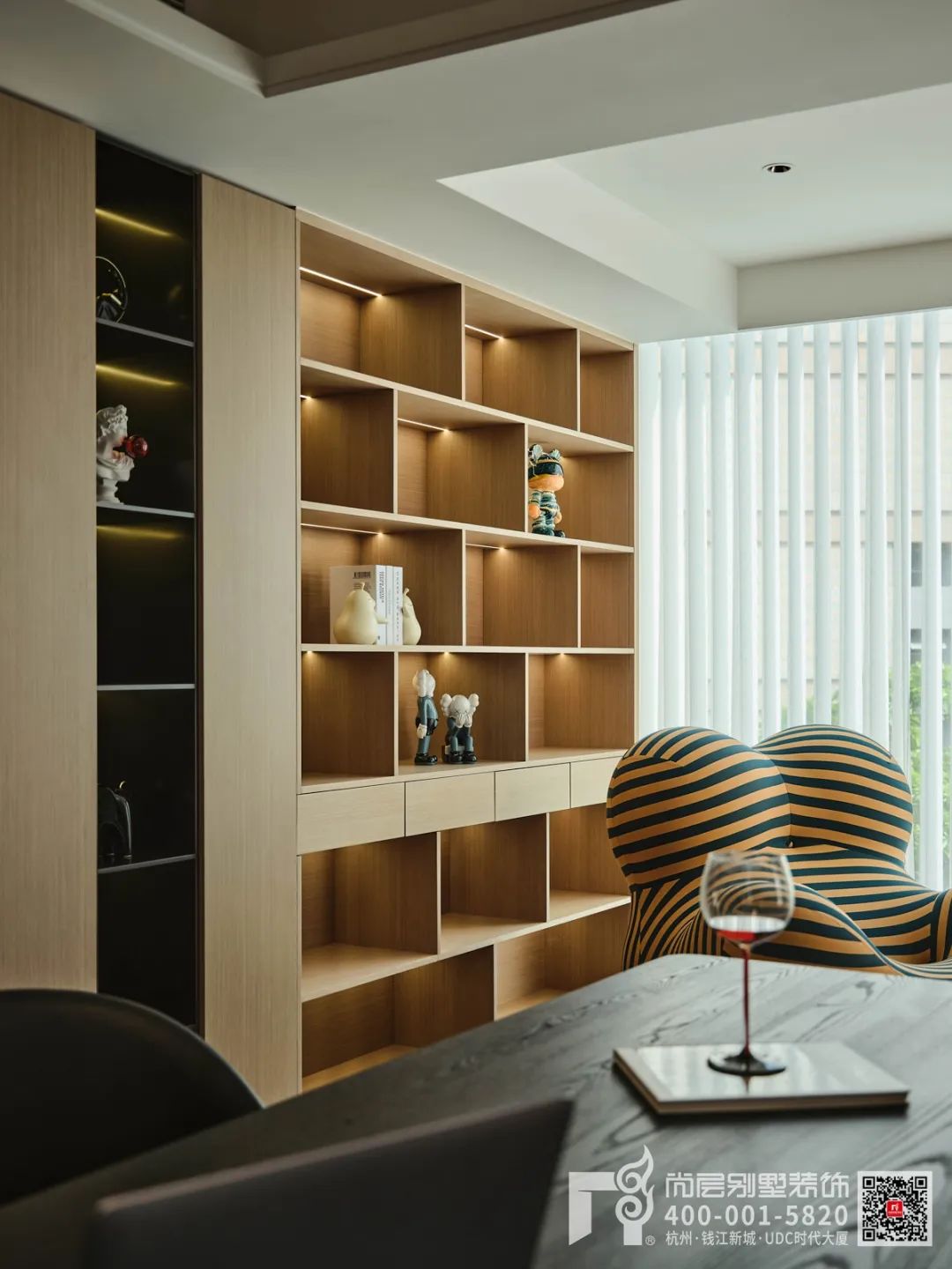 现代轻奢别墅设计丨杭州尚层装饰-26