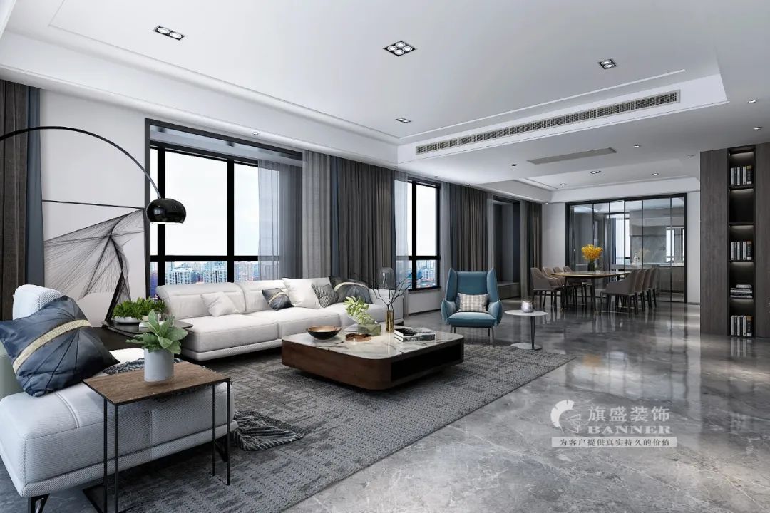 李丞打造 400㎡现代家宅,品质生活与艺术气息的完美融合-31