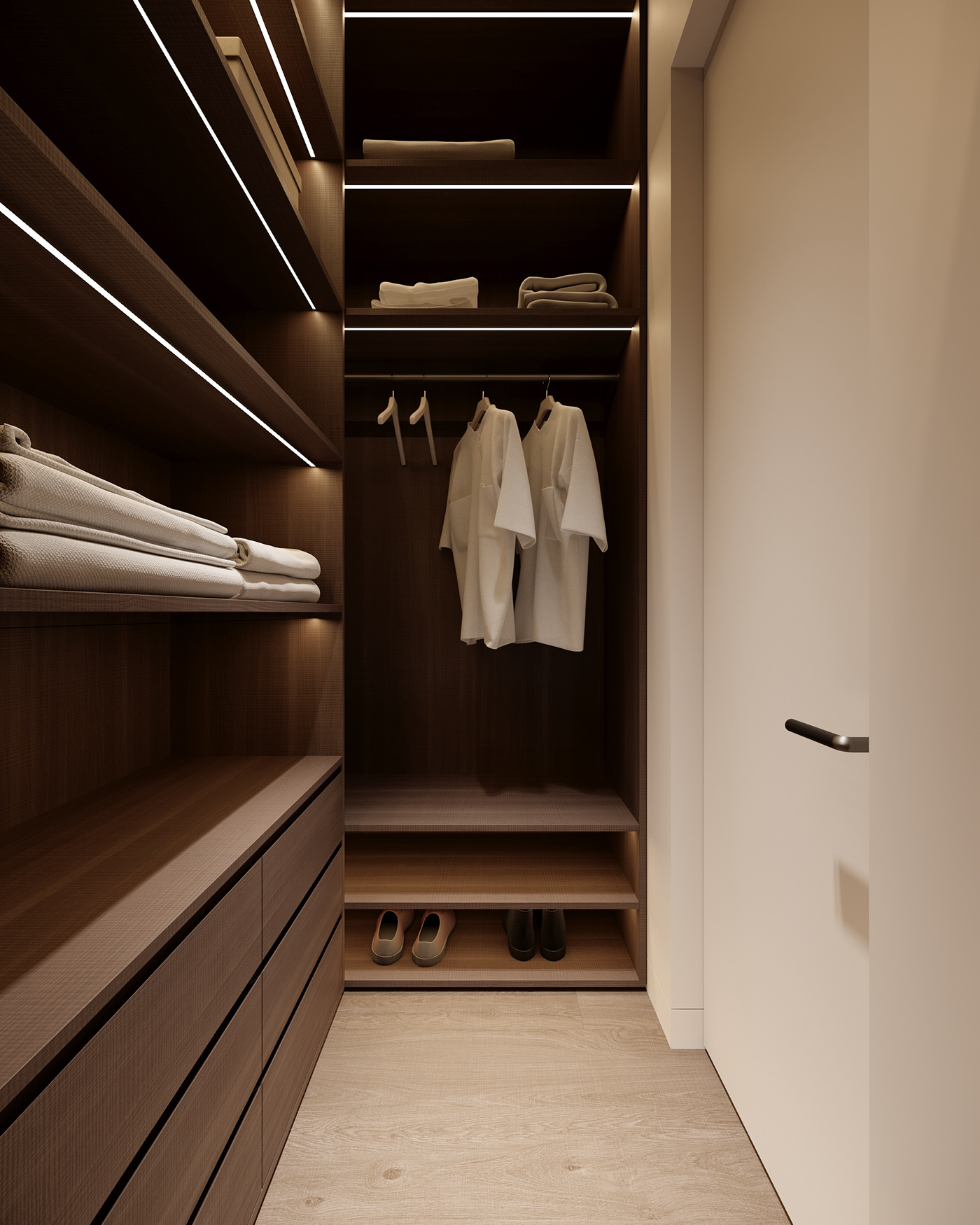 胡桃木灰调空间-47