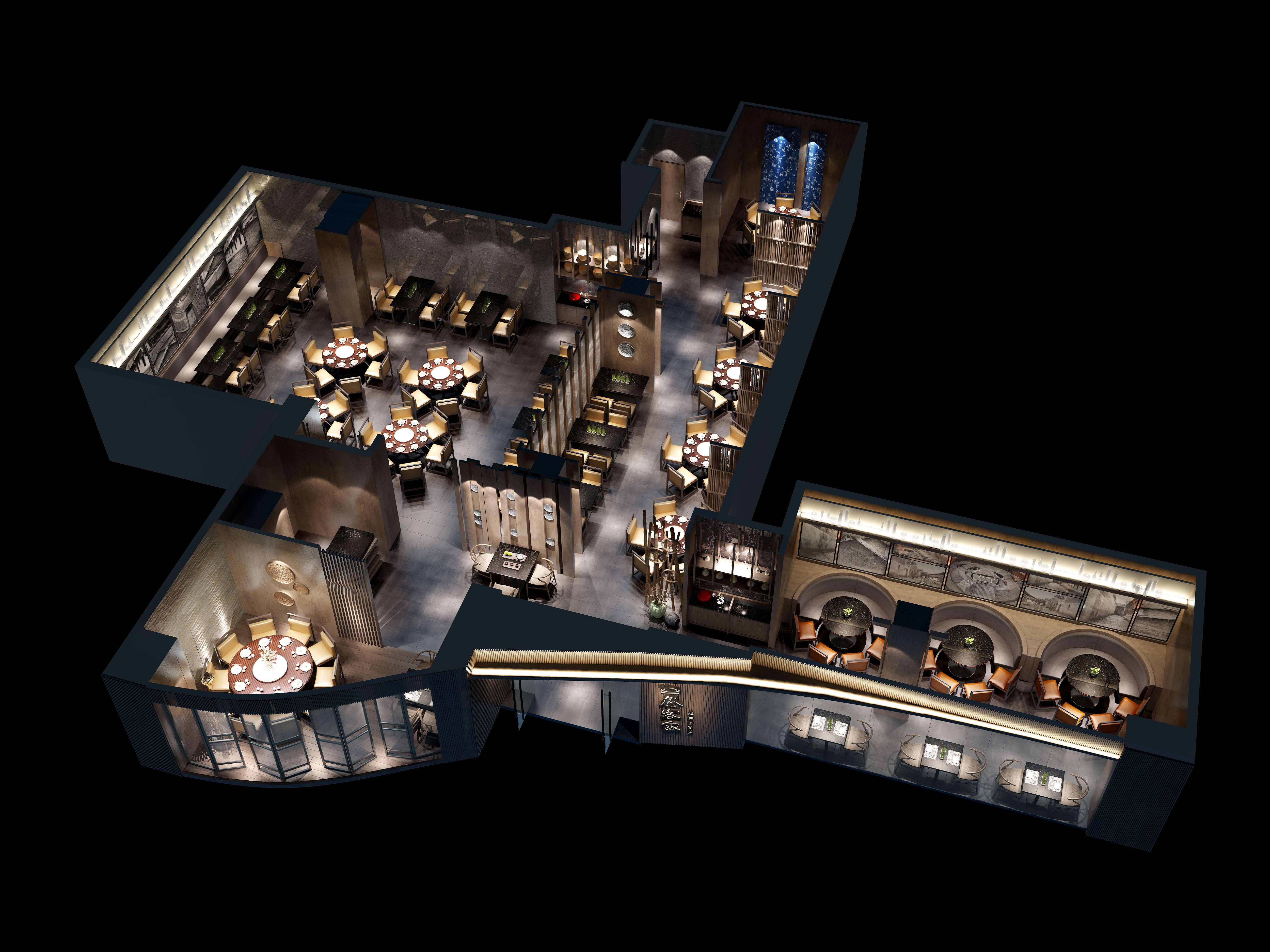 新中式 经典客家餐厅菜馆-0