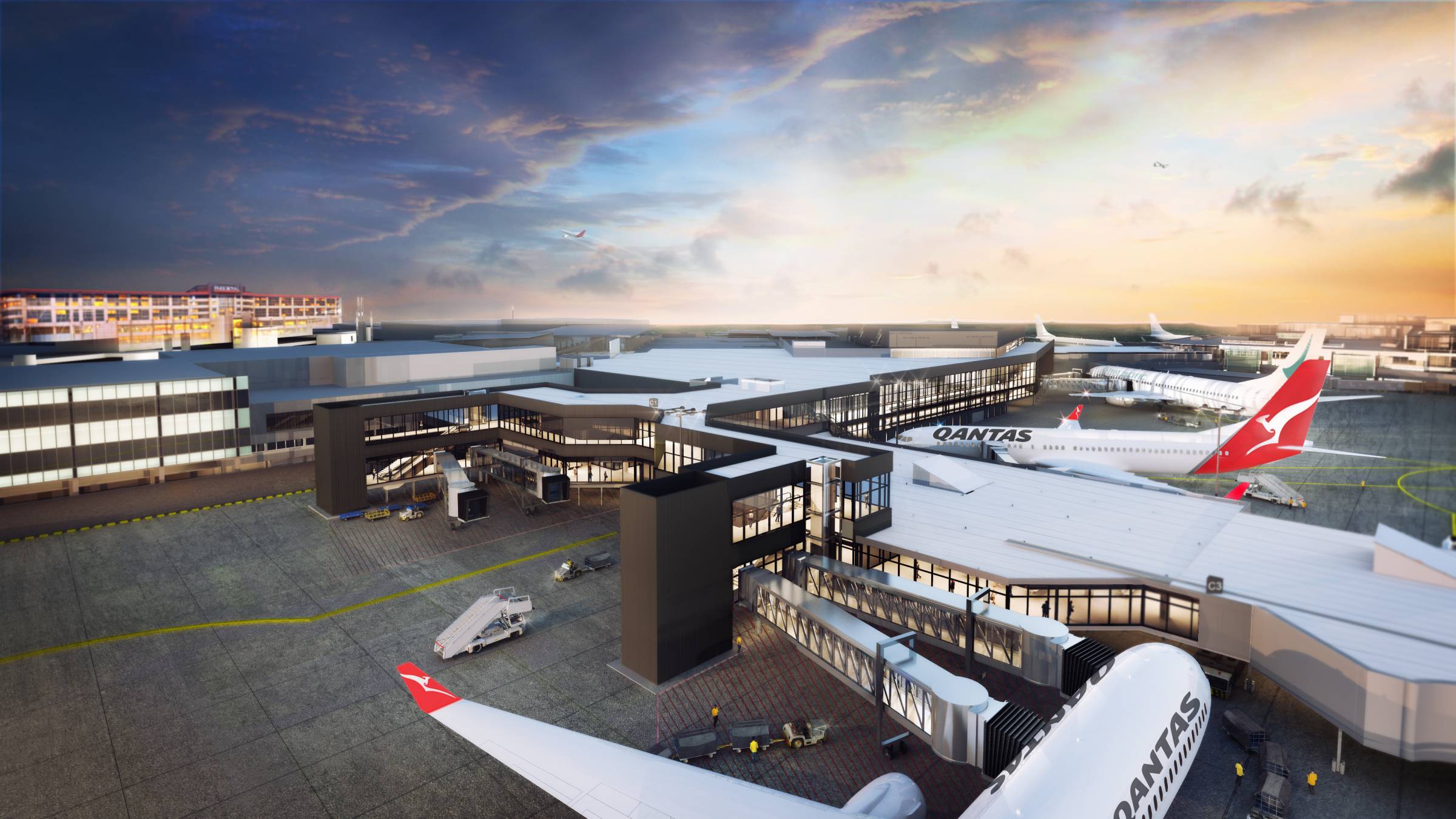 Melbourne Airport T2 Expansion -9