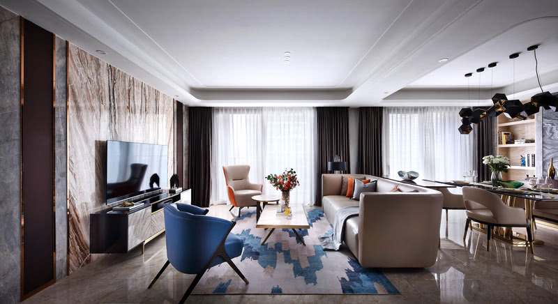 都市精英的轻奢生活空间设计-31