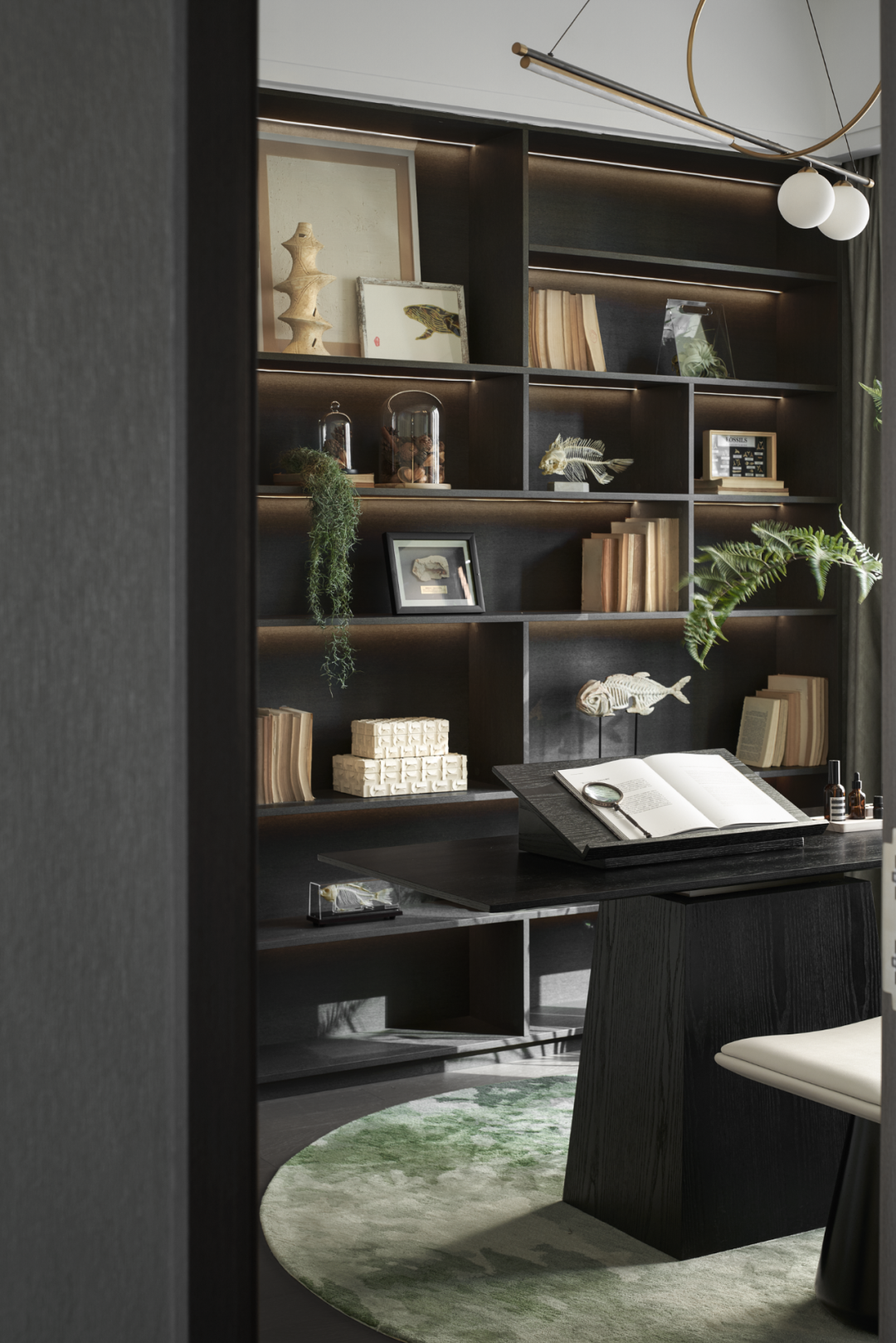 金茂(武汉)滨江金茂府245户型样板房丨中国武汉丨千墨设计-31