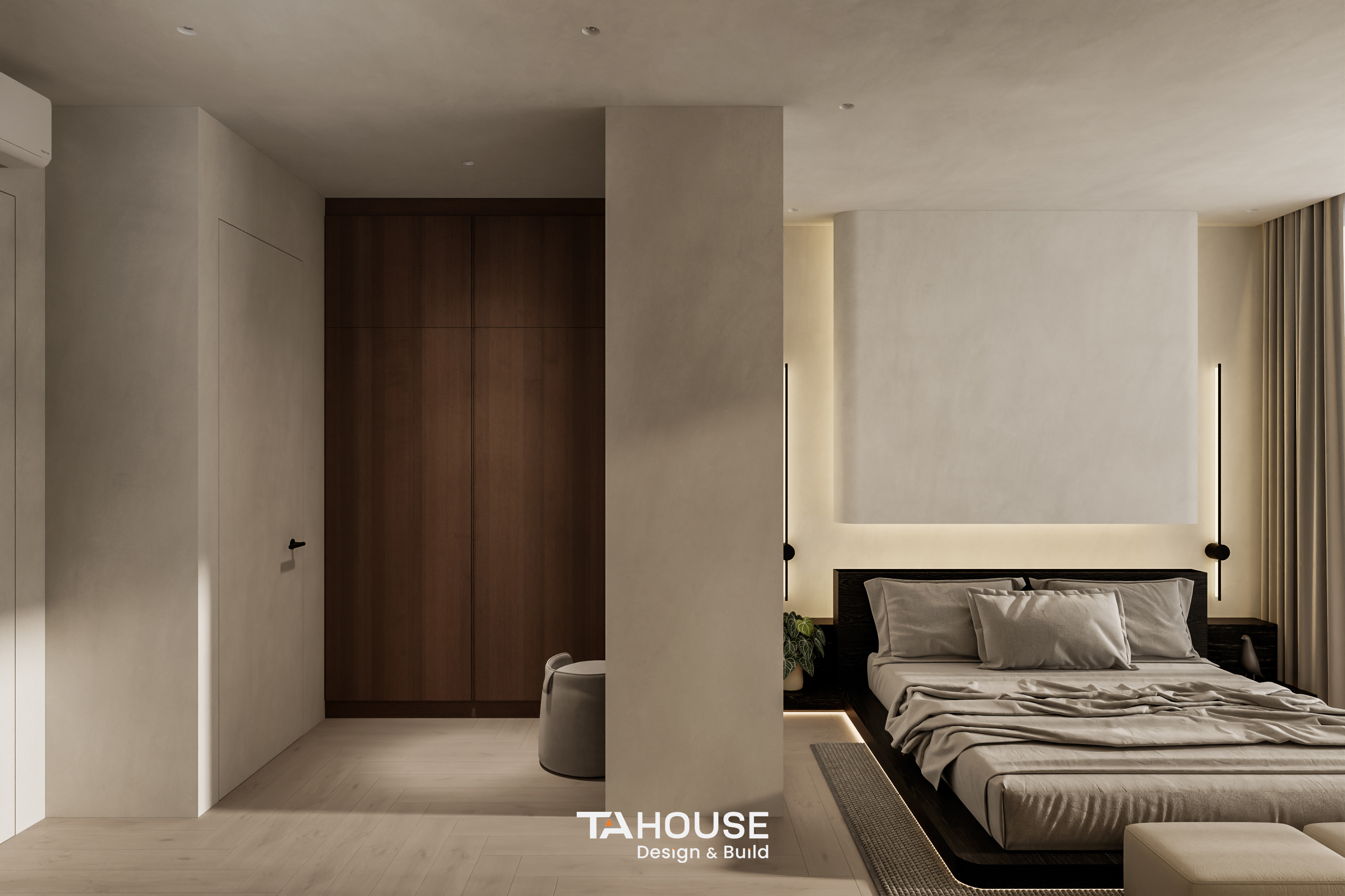 现代卧室  TA 住宅丨越南-6